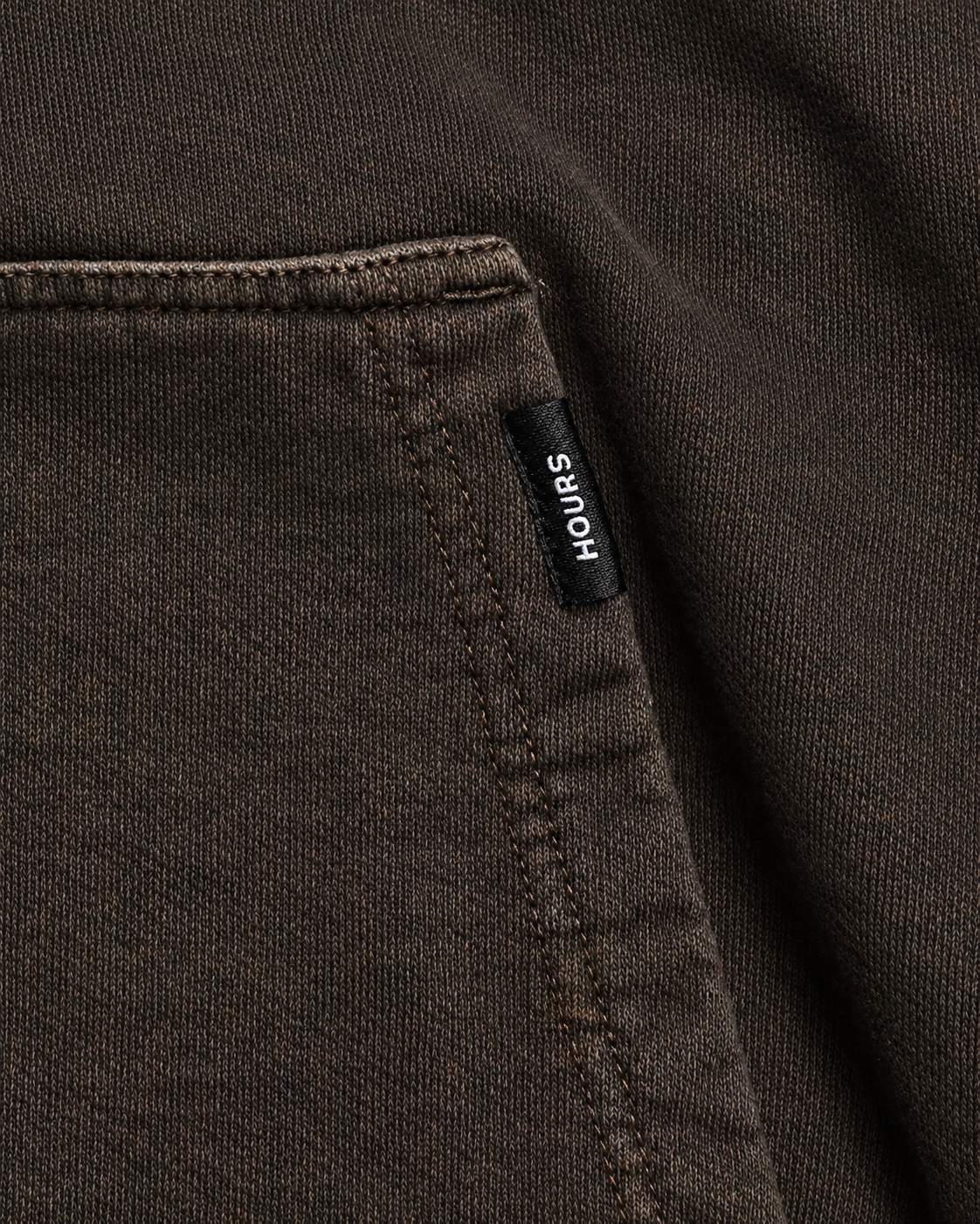 Drop Shoulder Hoodie - Sunfaded Espresso