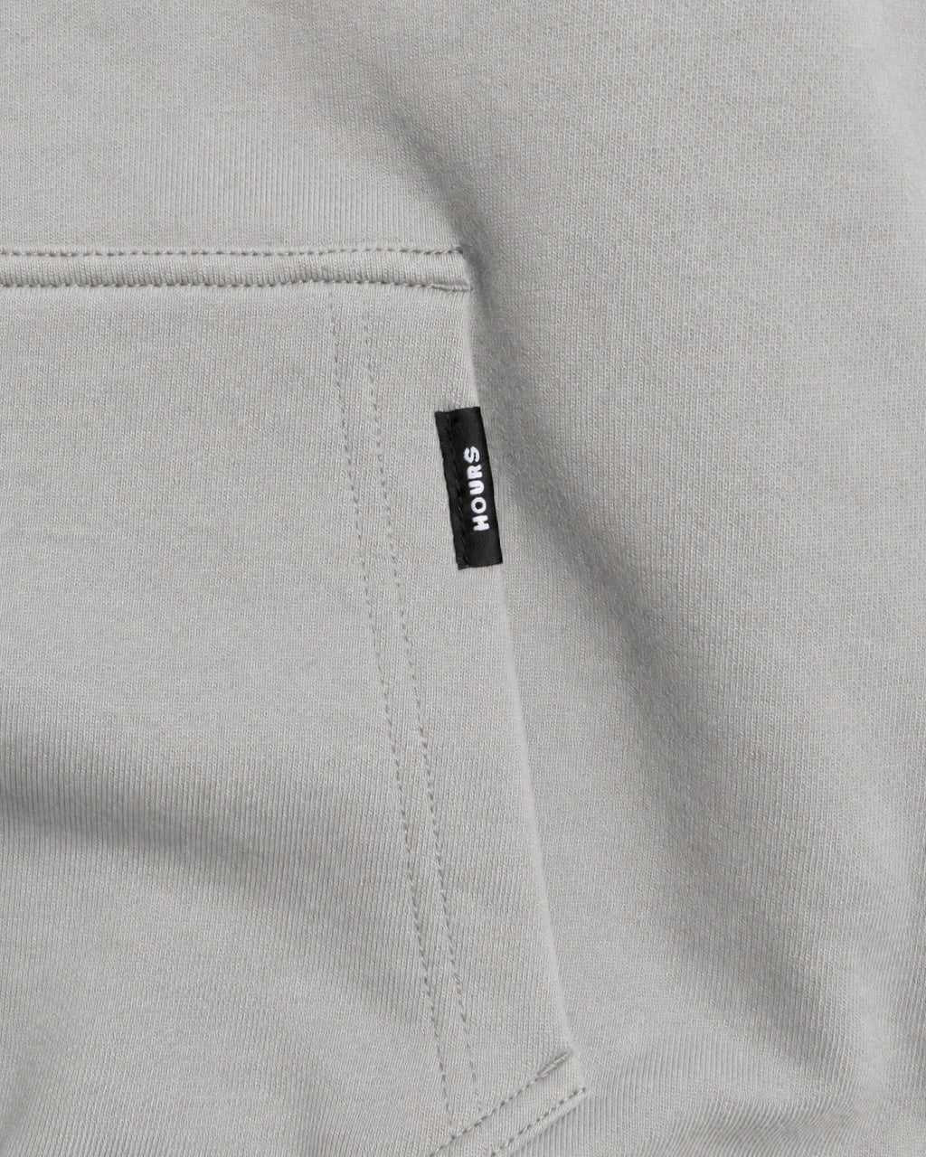 Drop Shoulder Hoodie - Light Grey