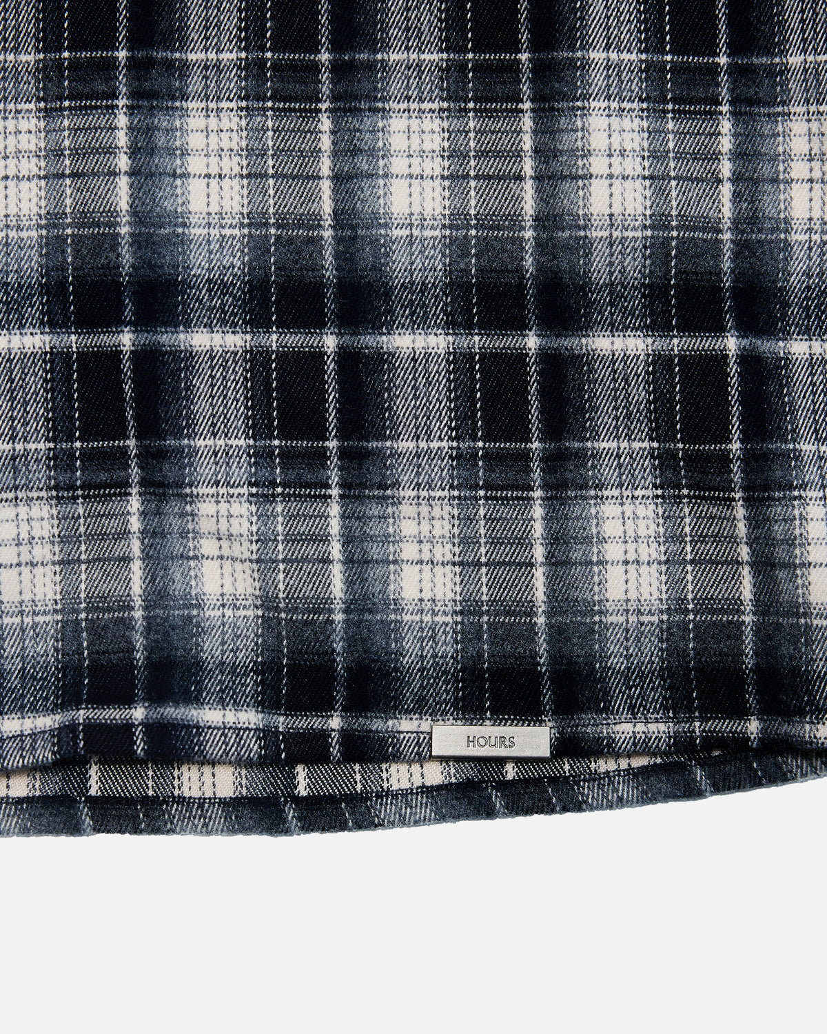 Cropped Flannel - Navy