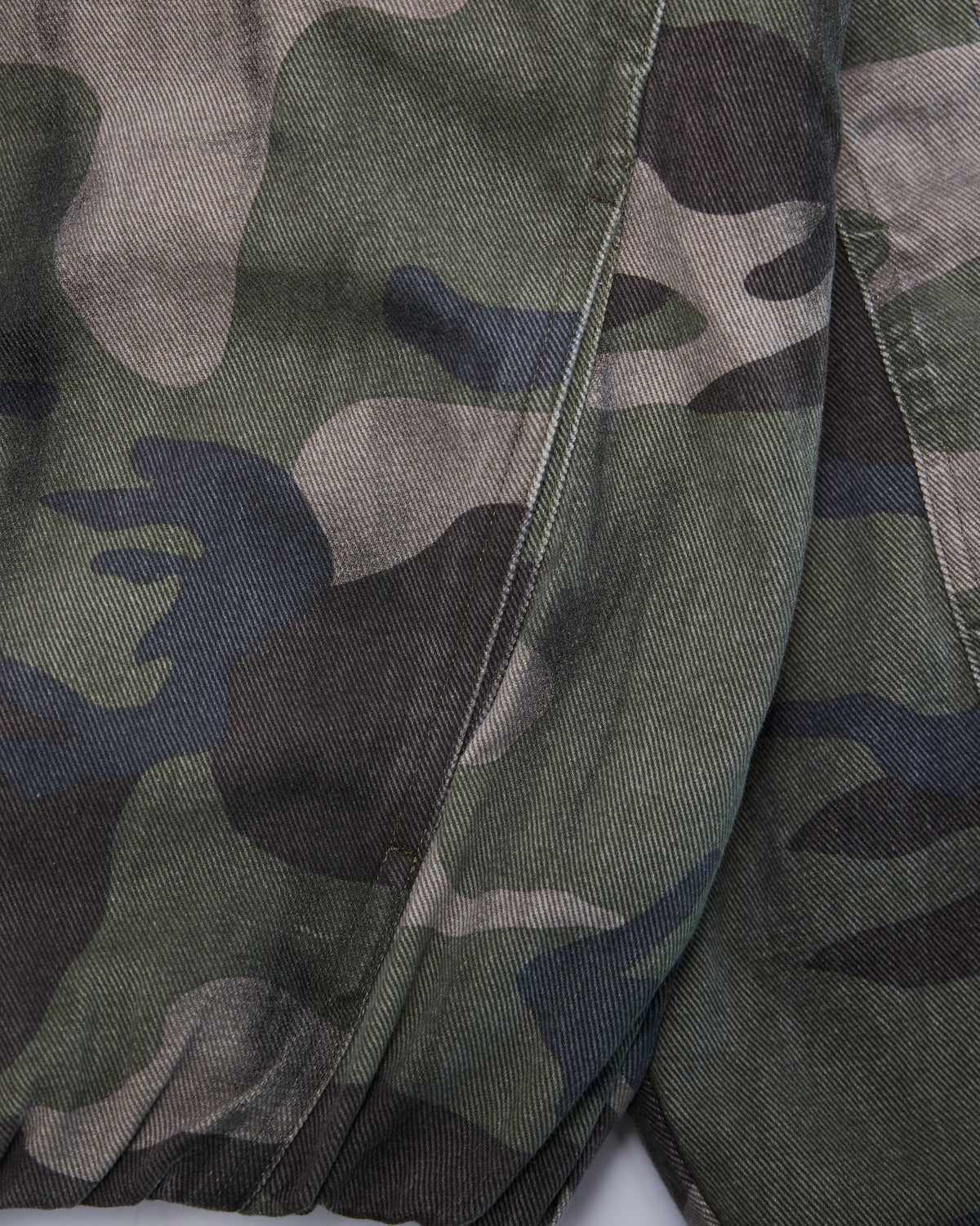 Hooded Canvas Jacket - Camo