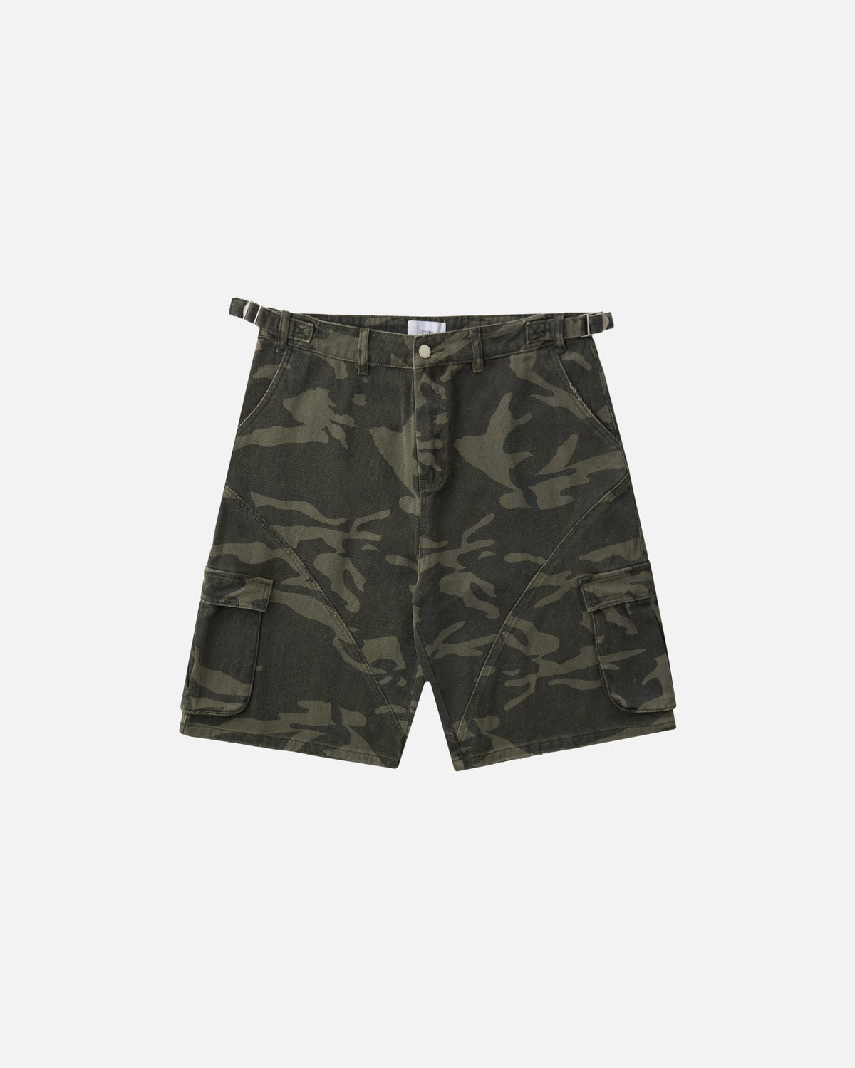 Baggy Cargo Shorts - Camo
