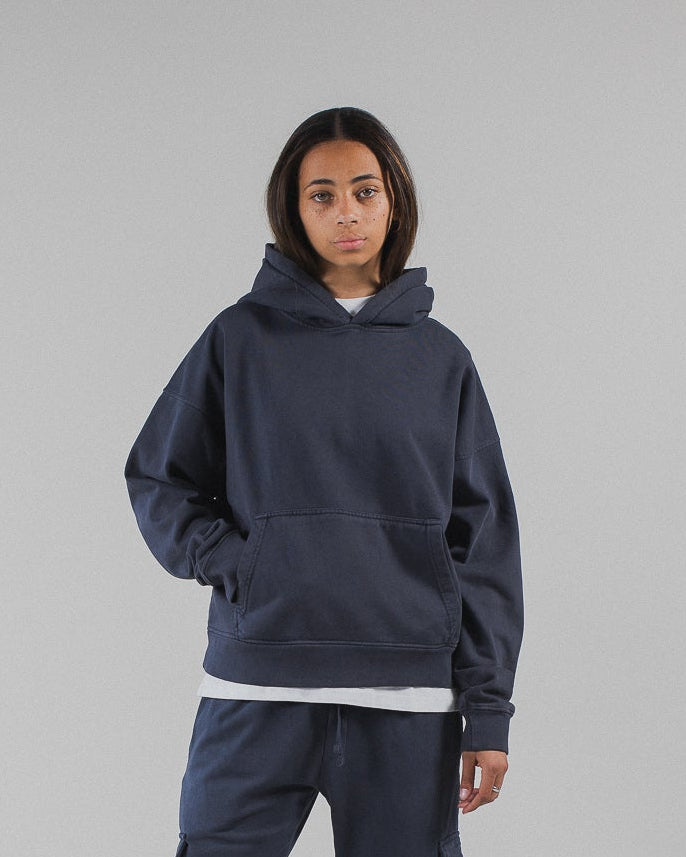 Cropped Hoodie - Vintage Navy