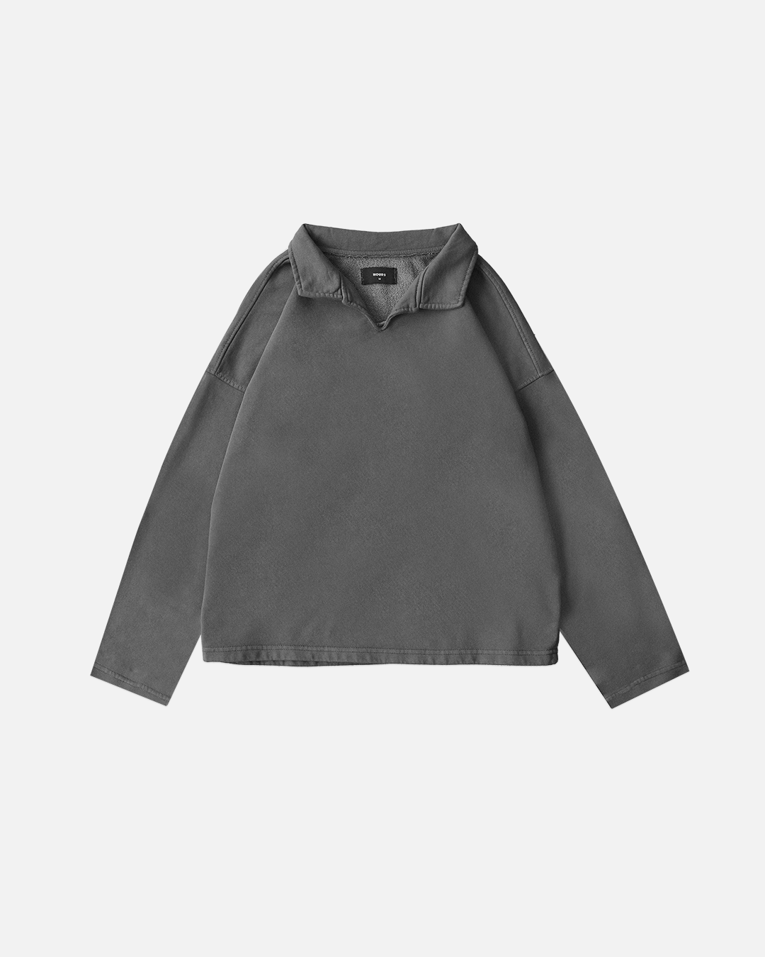 Black shirt grey sweater online