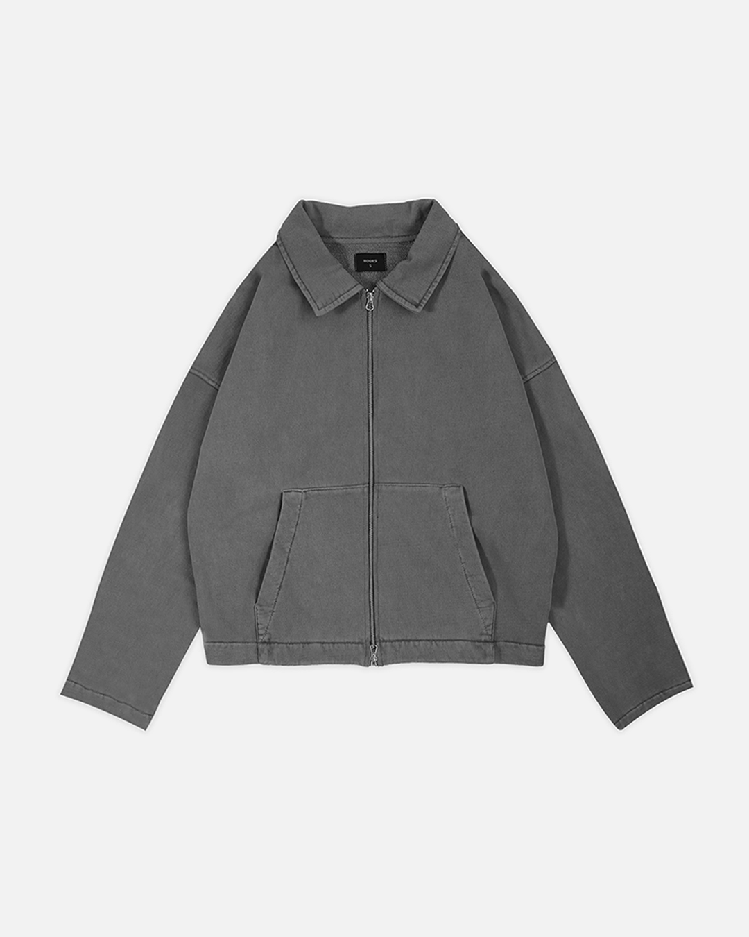 ジャケット・アウター OLD wool zipup/foody coat gray Guess Wool Coat Mens Vintage Hooded Gray Vented Pockets