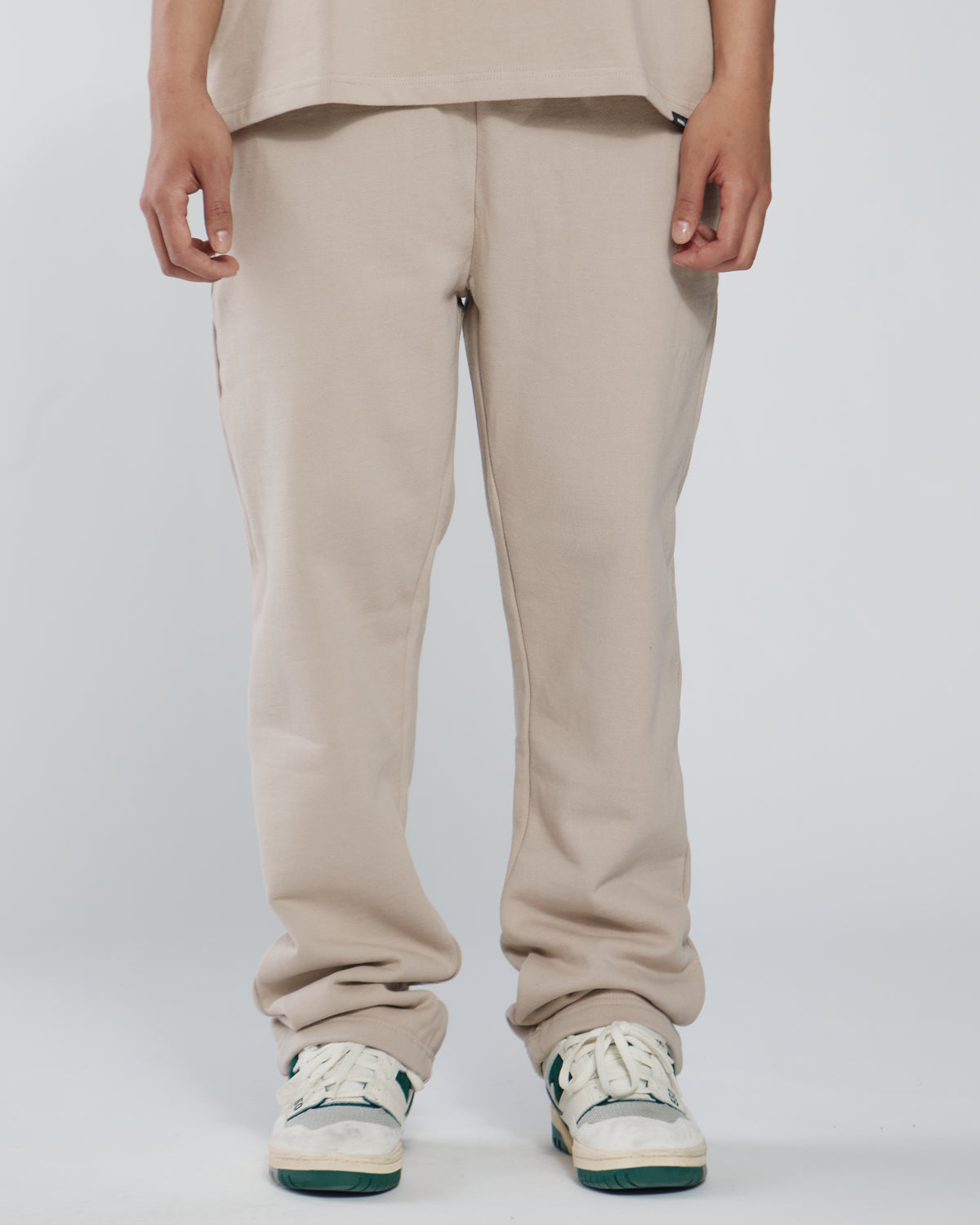 Open Bottom Sweatpants - Desert