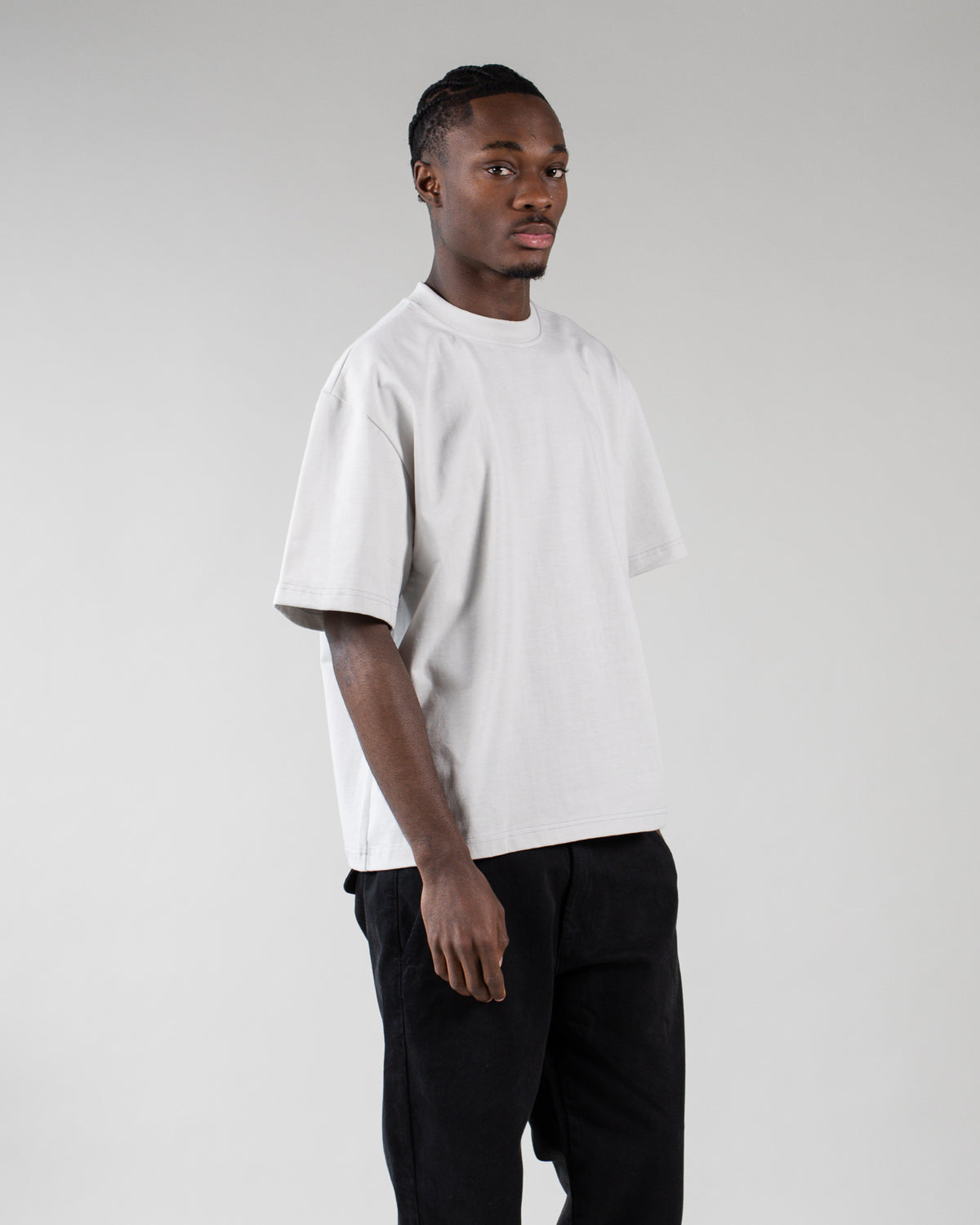 Cropped T-Shirt - Stone