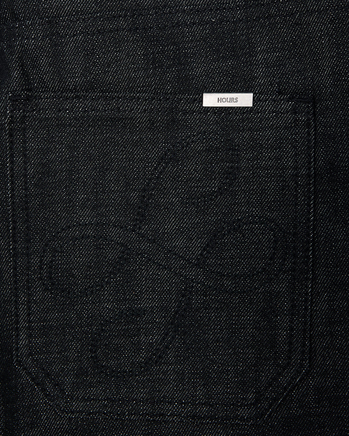 Baggy Raw Denim - Black