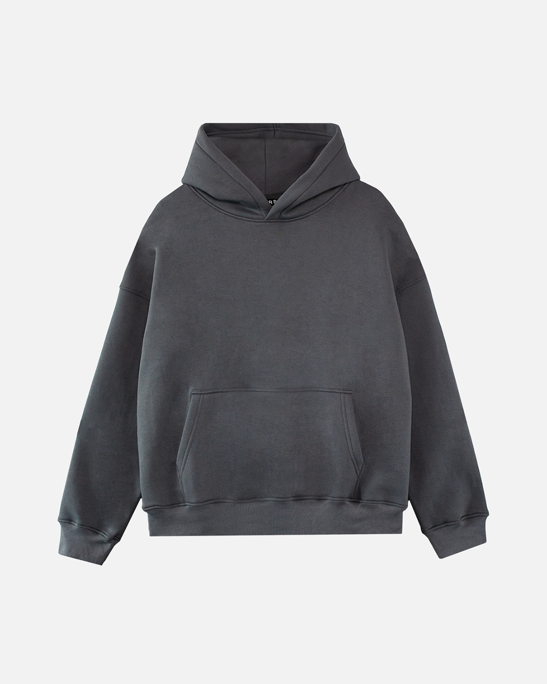 Drop Shoulder Hoodie Charcoal