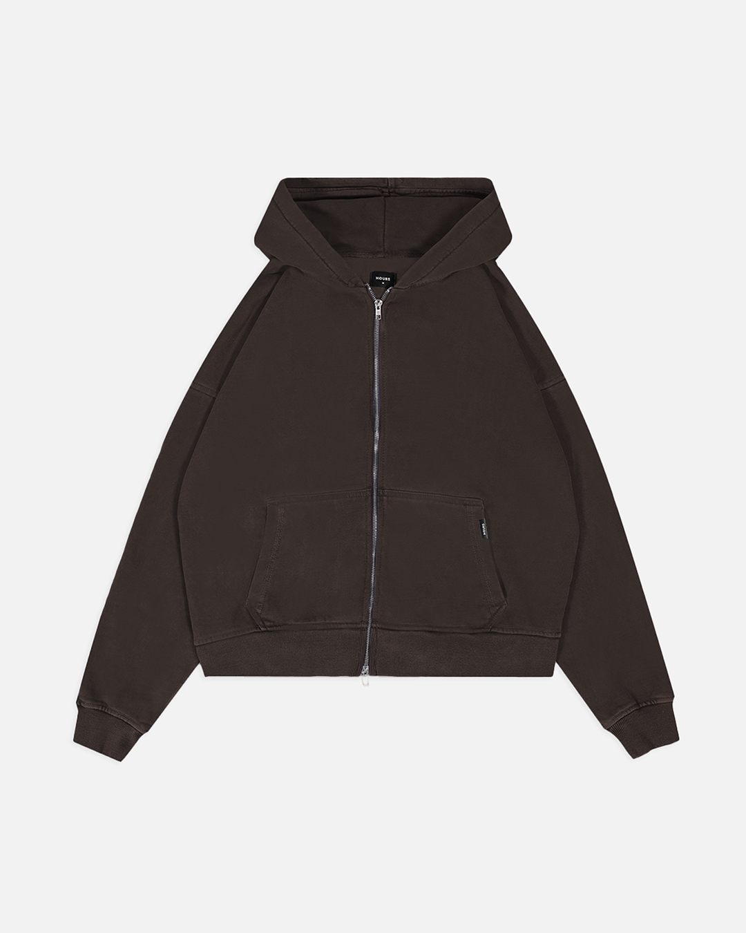 Drop Shoulder Zip Hoodie - Espresso – Hours Drop Shoulder Zip Hoodie - Espresso – Hours