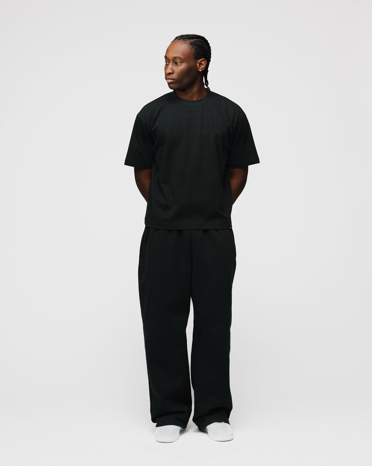 Cropped T-Shirt - Black
