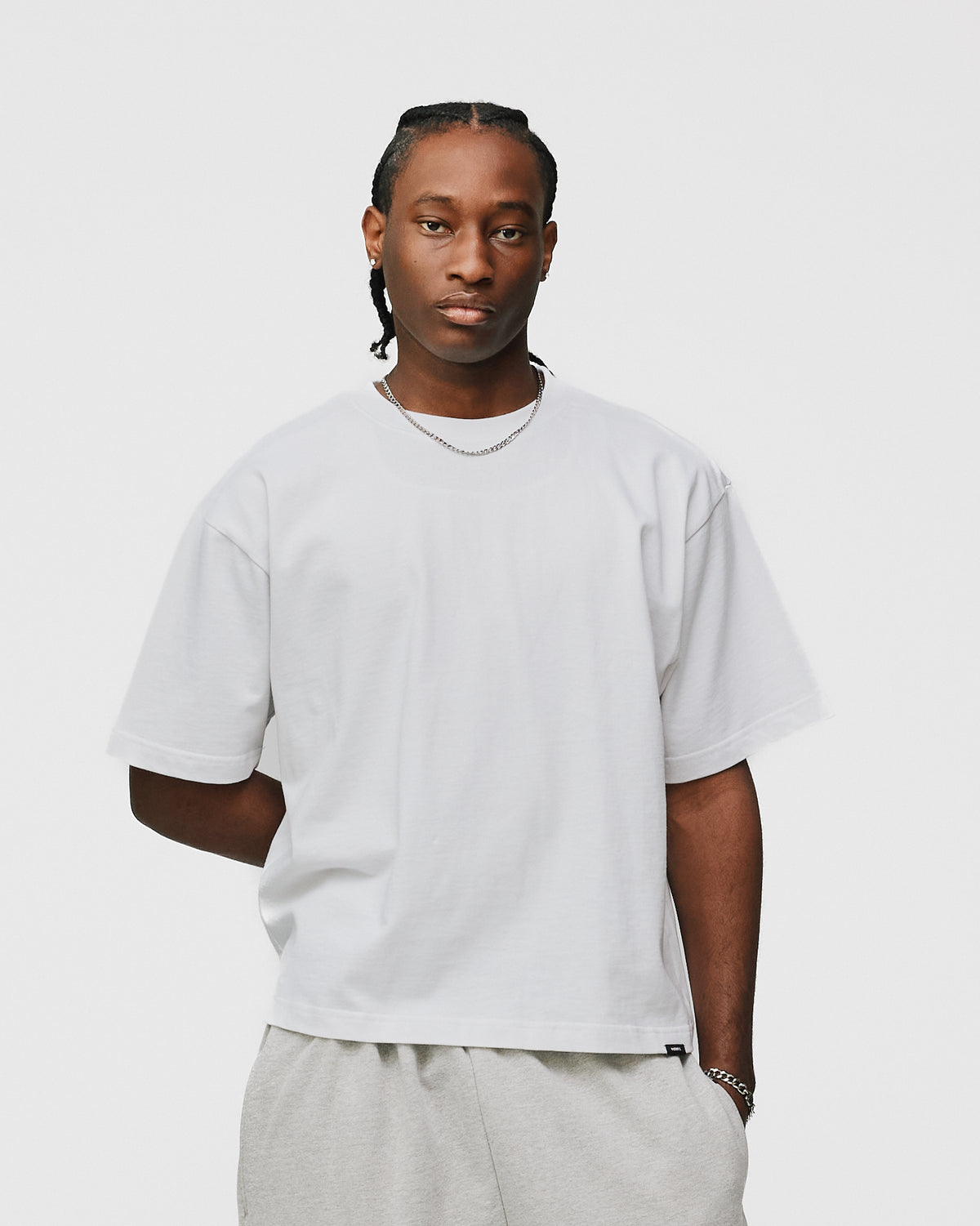 Cropped T-Shirt - White