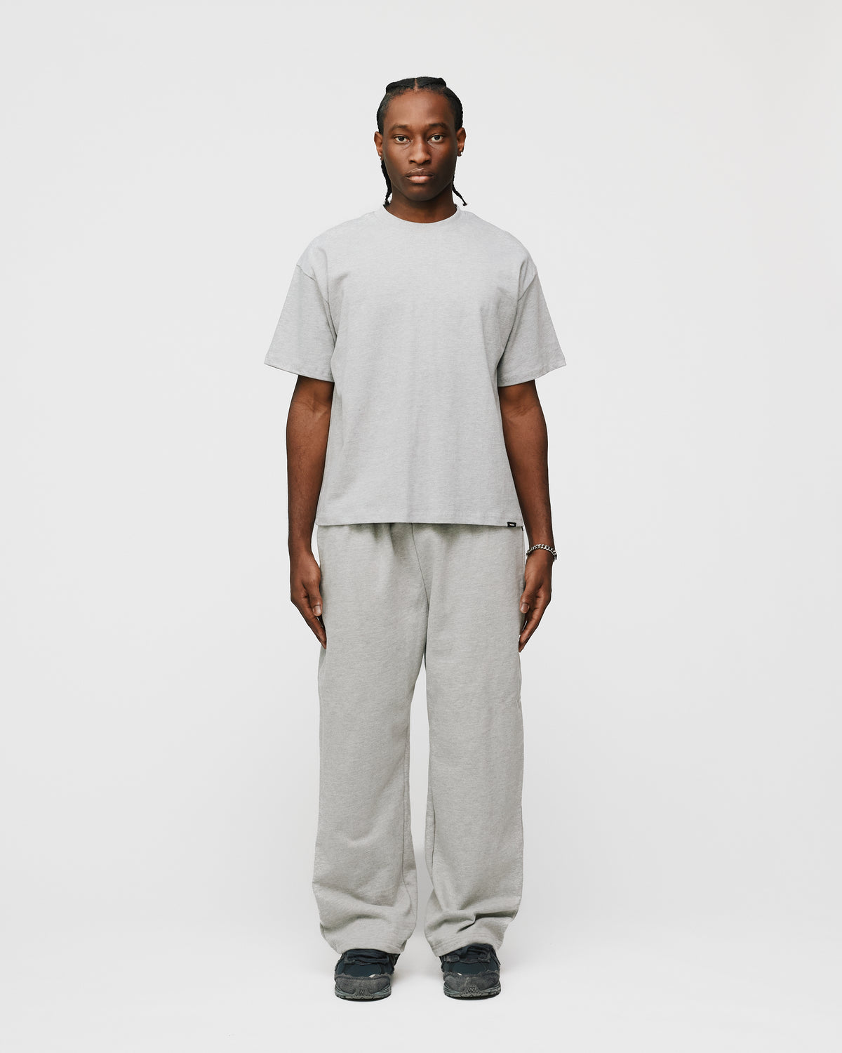 Cropped T-Shirt - Grey