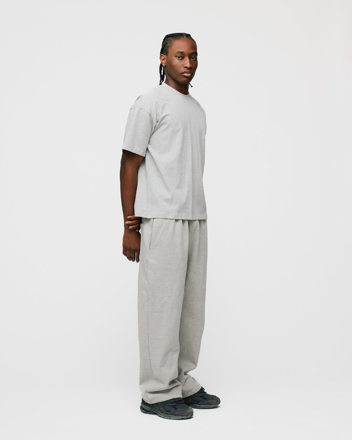 Cropped T-Shirt - Grey