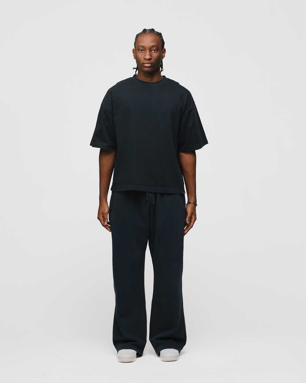 Cropped T-Shirt - Vintage Black