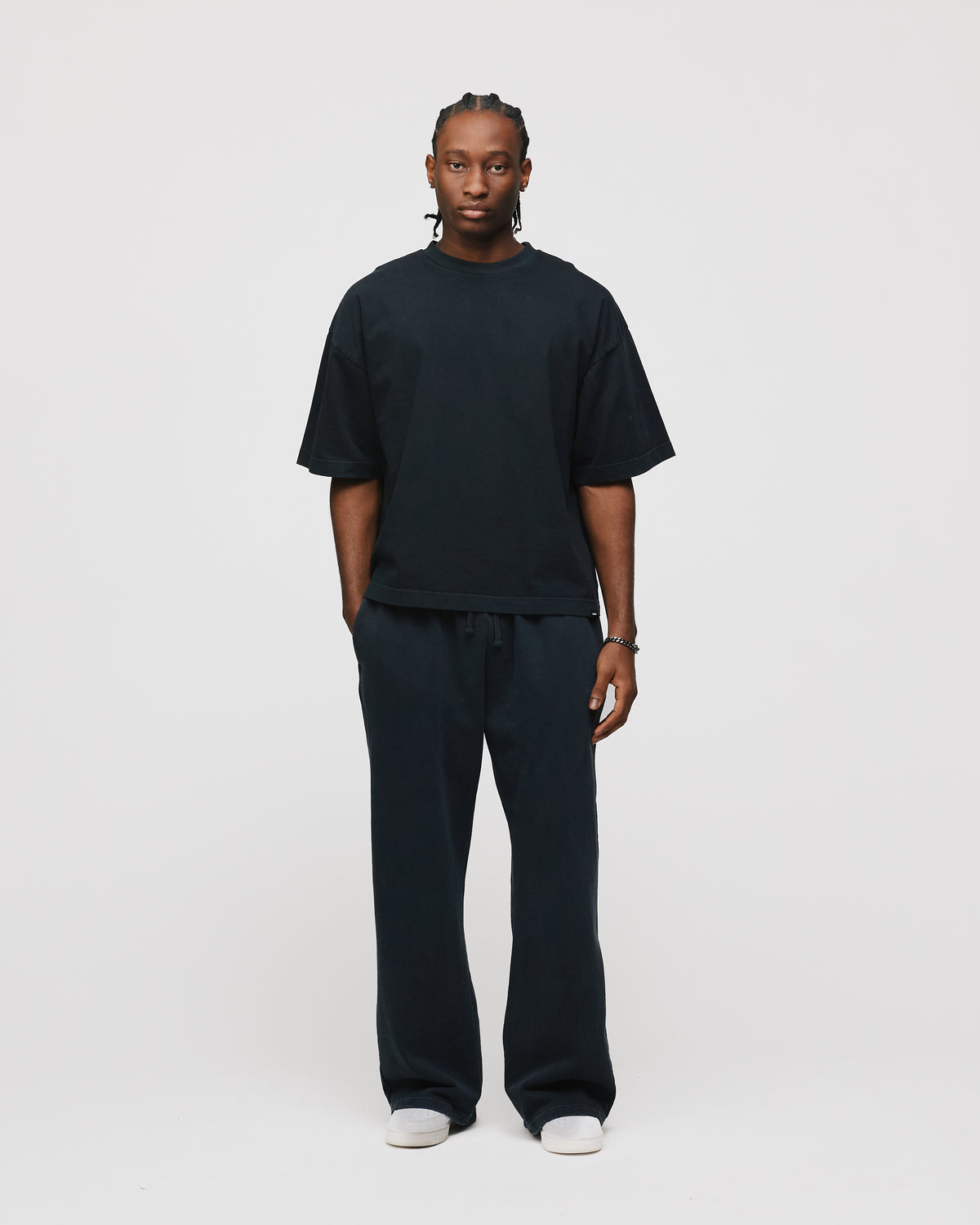 Cropped T-Shirt - Vintage Black
