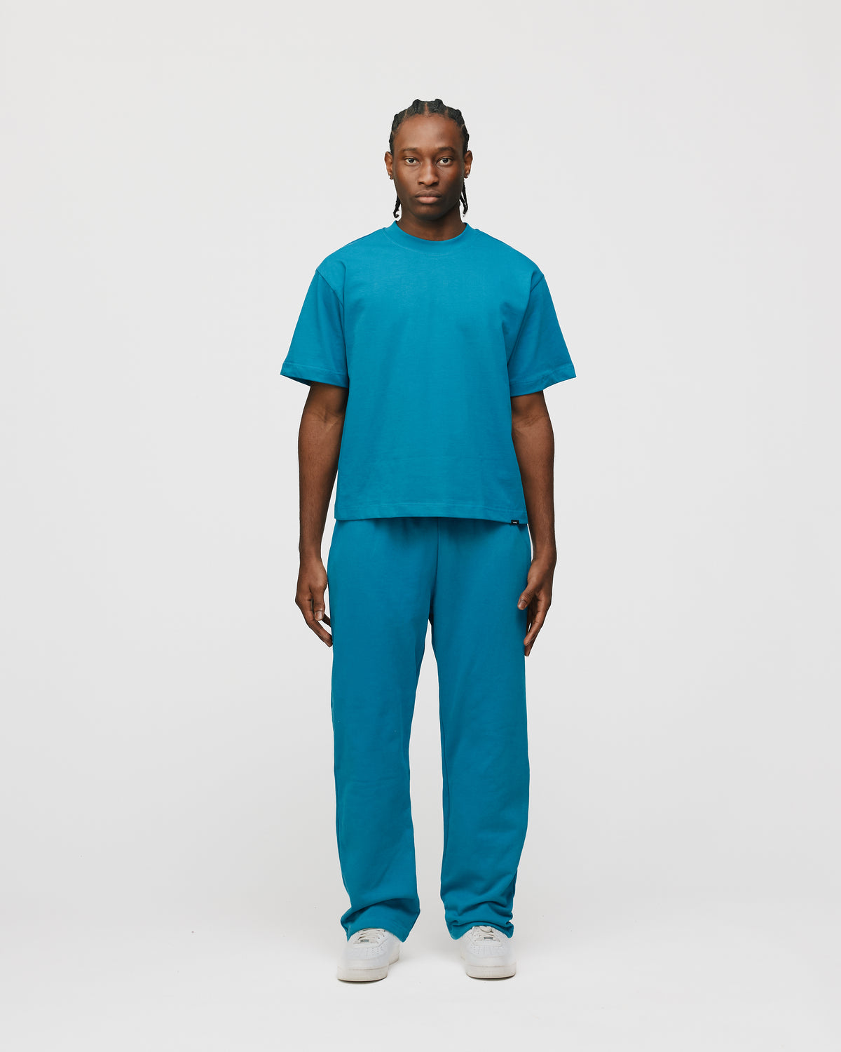 Cropped T-Shirt - Aqua