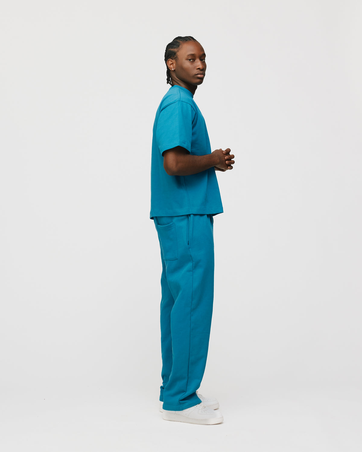 Cropped T-Shirt - Aqua