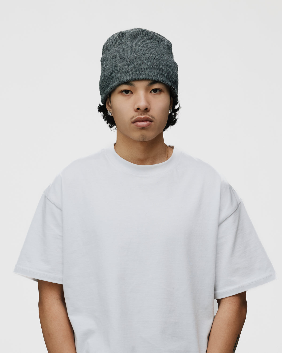 Fisherman Beanie - Grey
