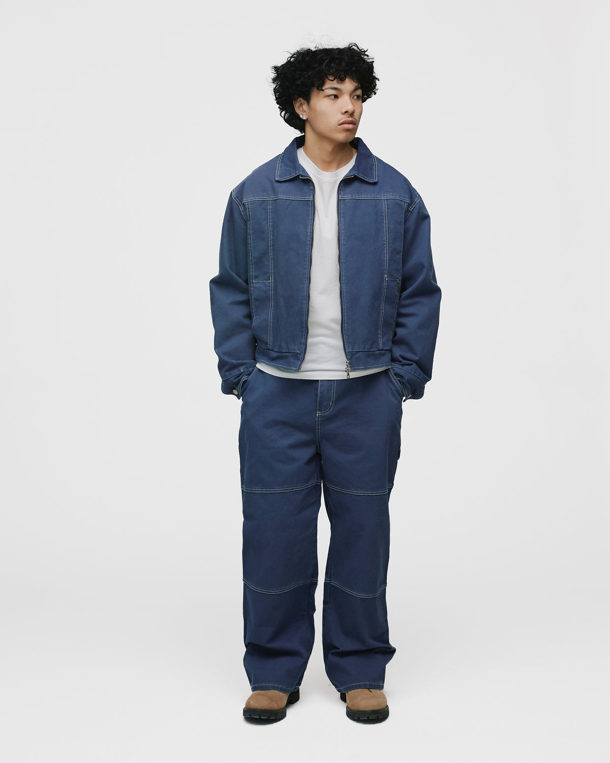 Workwear Pant - Washed Blue