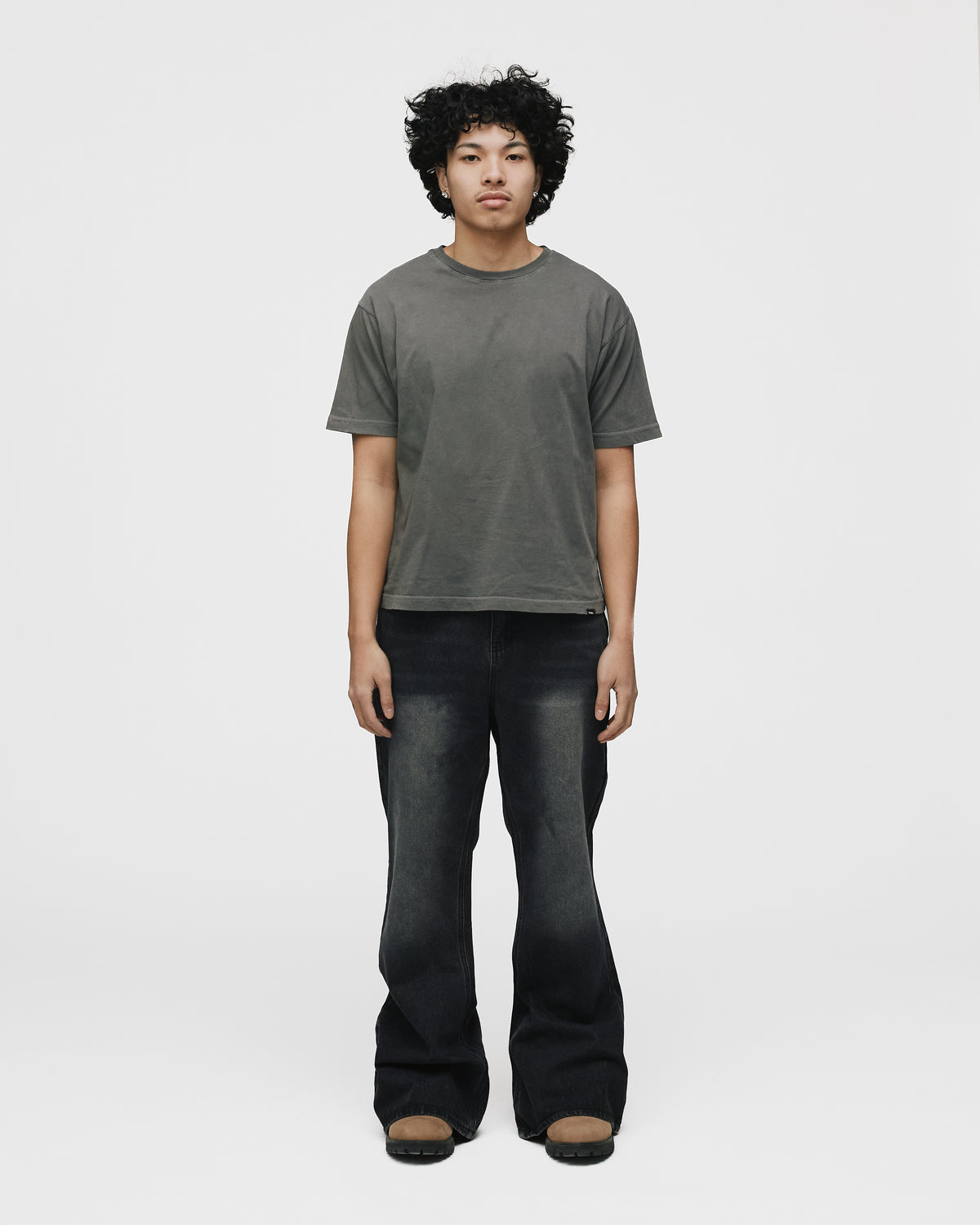 Baby T-Shirt - Washed Grey