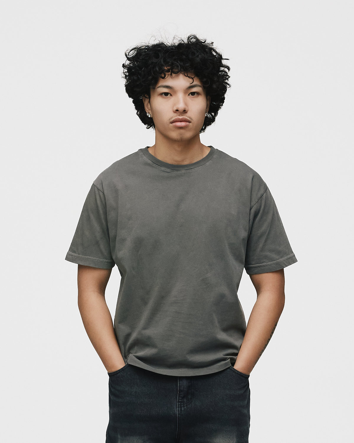 Baby T-Shirt - Washed Grey