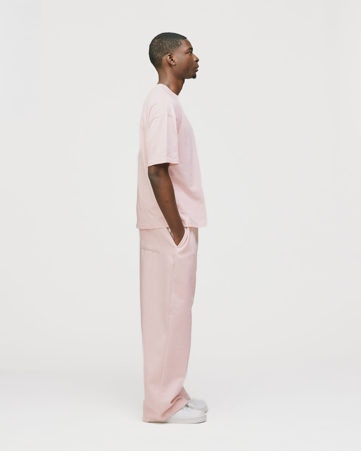 Cropped T-Shirt - Blush