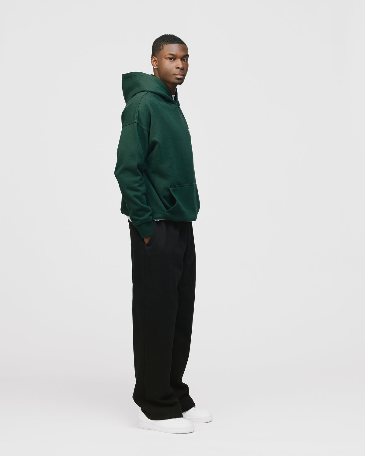 The World is Yours Hoodie - Forest Green