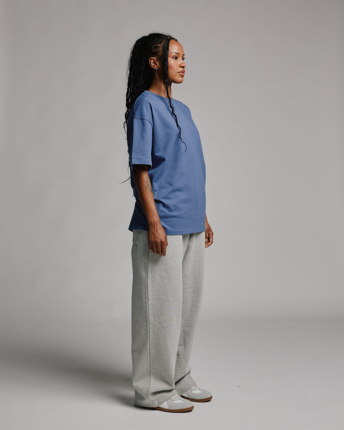 Drop Shoulder T-Shirt - Dusk