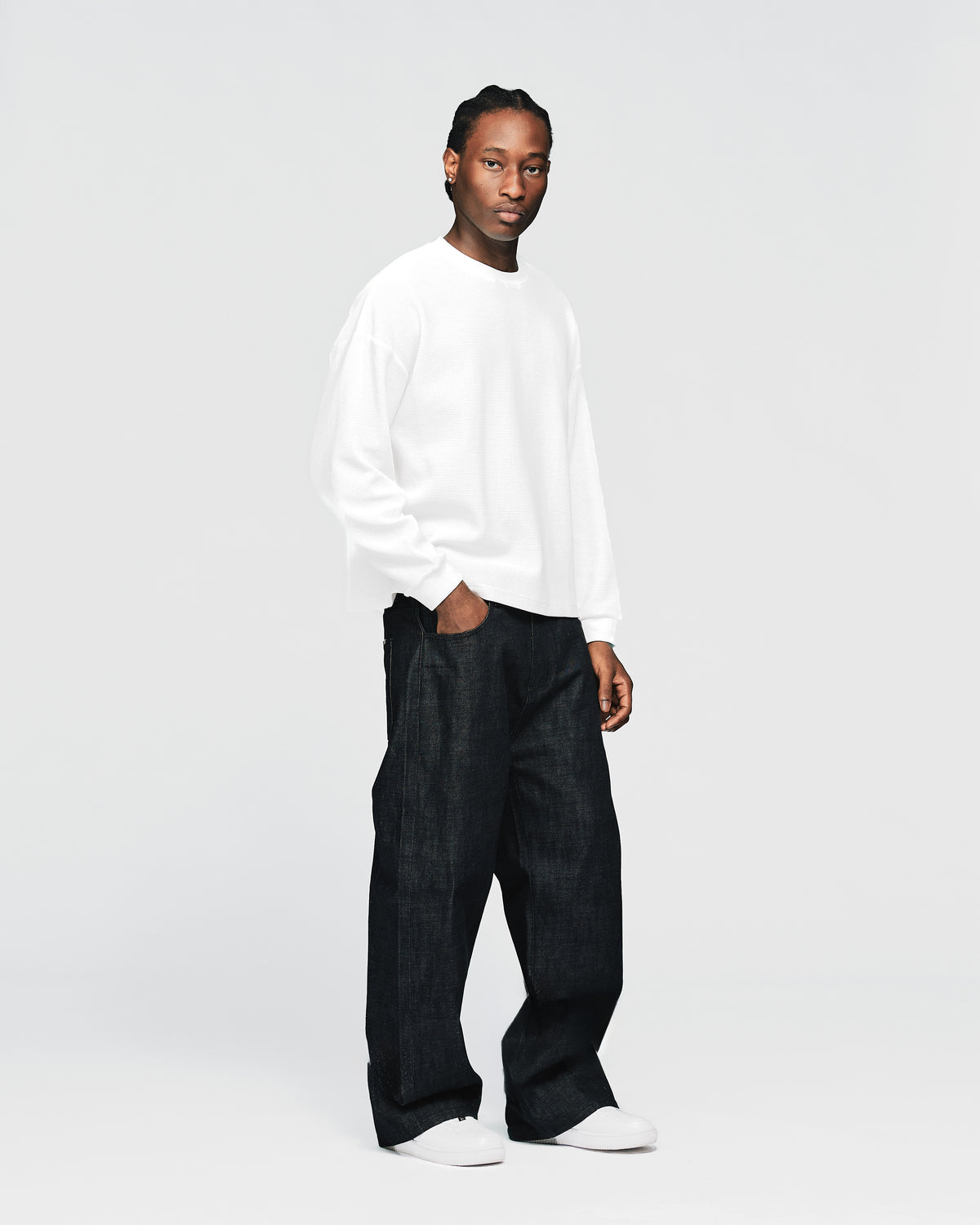 Thermal Long Sleeve - Washed White