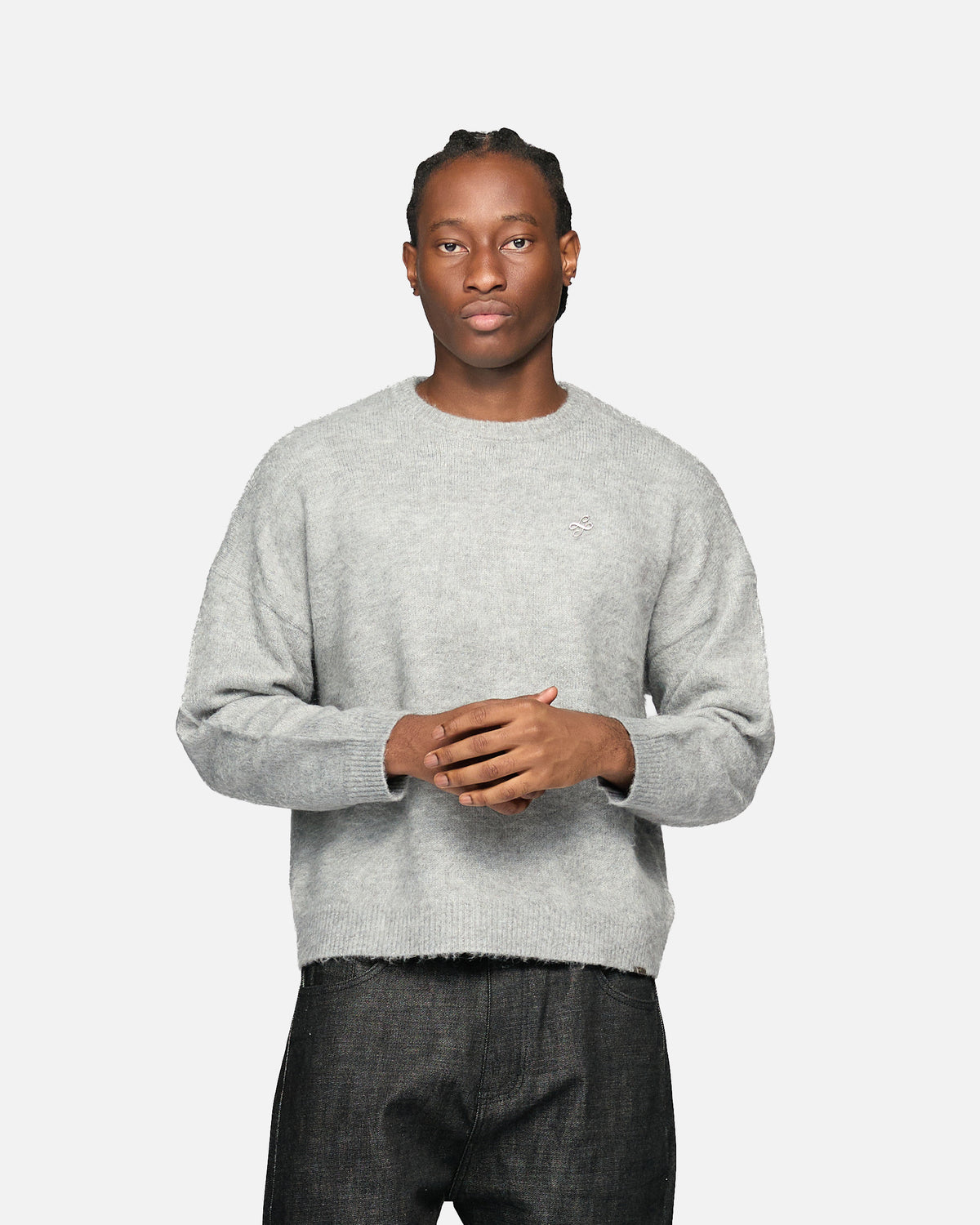 Signature Mohair Sweater - Grey