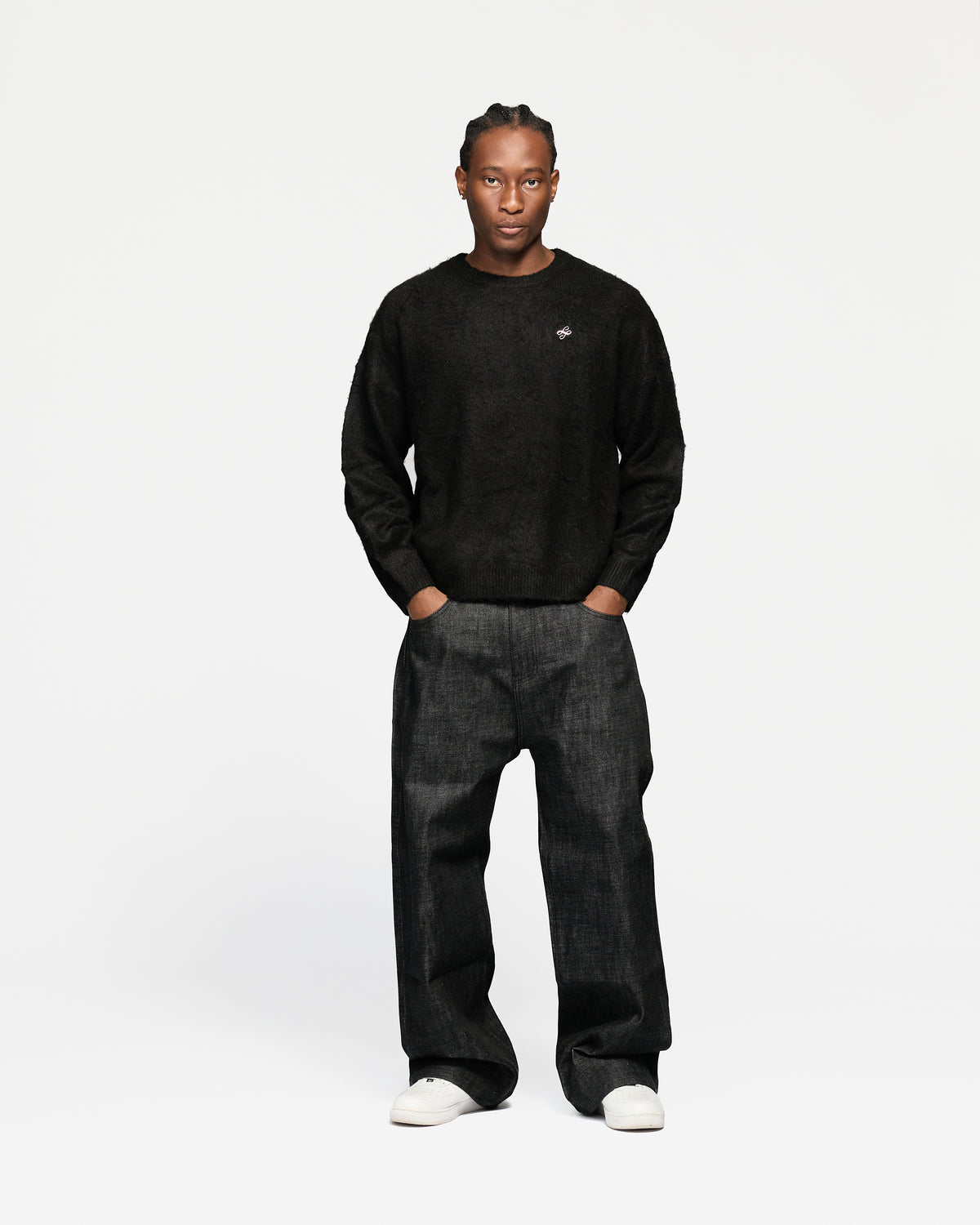 Signature Mohair Sweater - Black