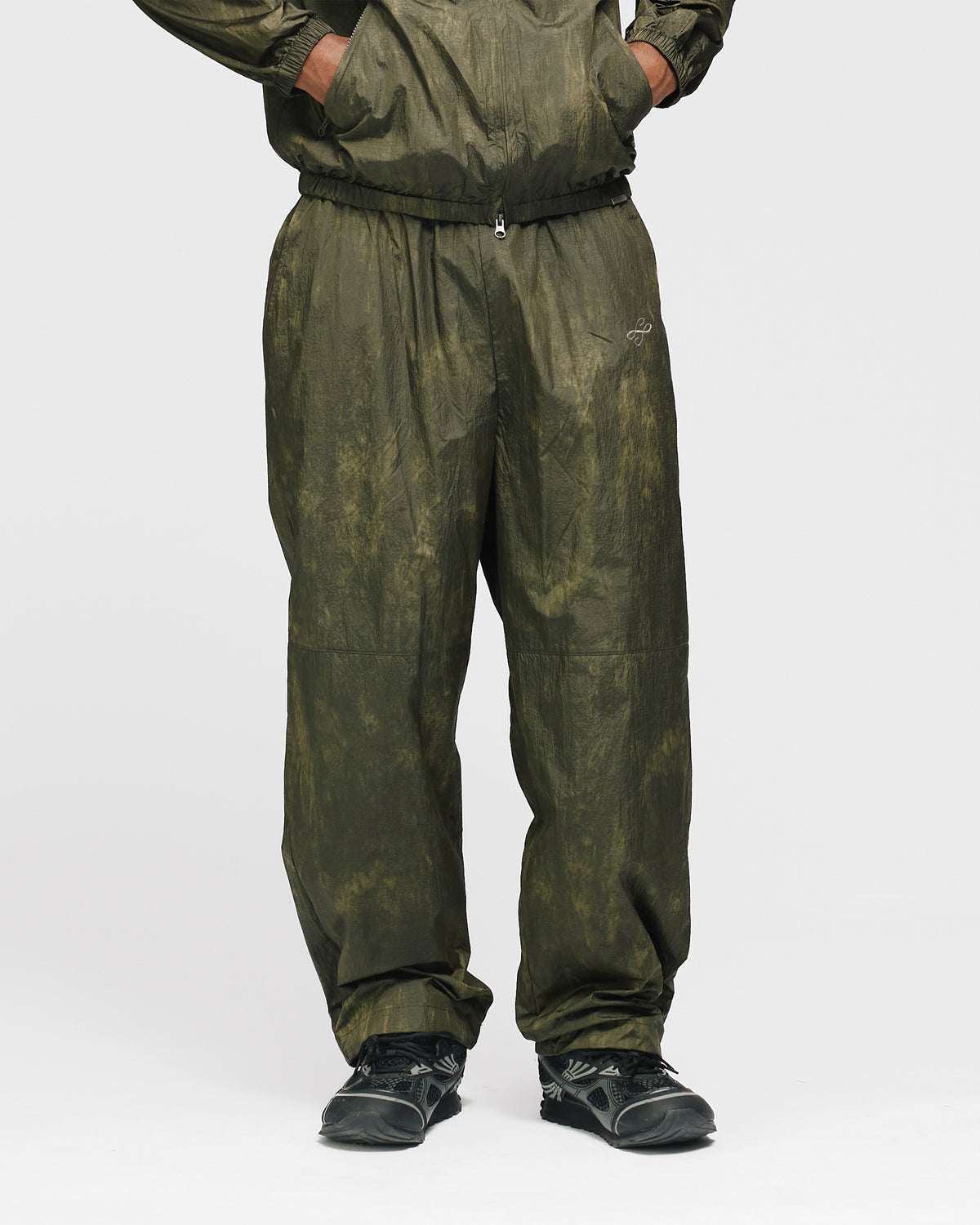 Baggy Nylon Pant - Olive