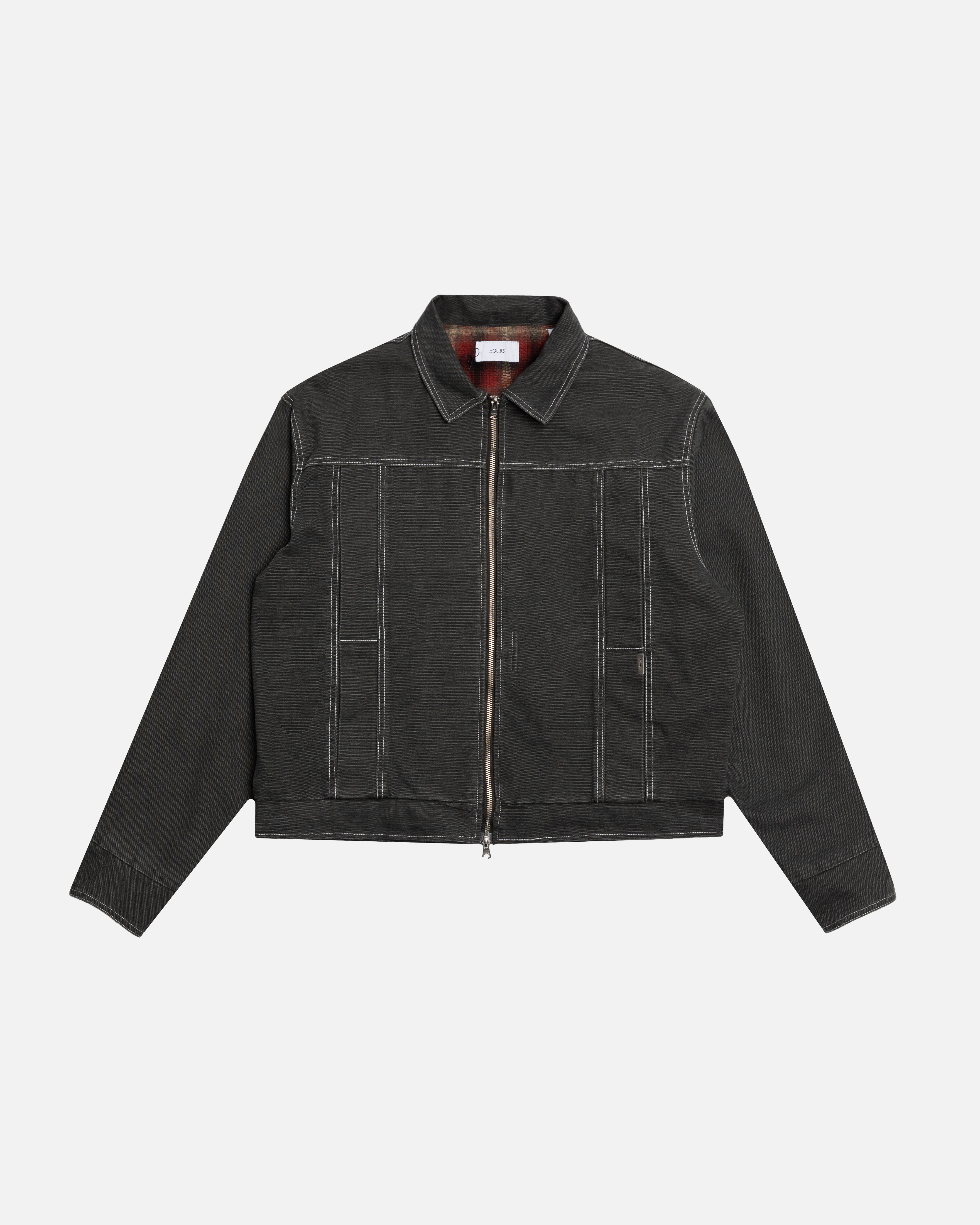 Workwear Jacket - Washed Grey – Hours