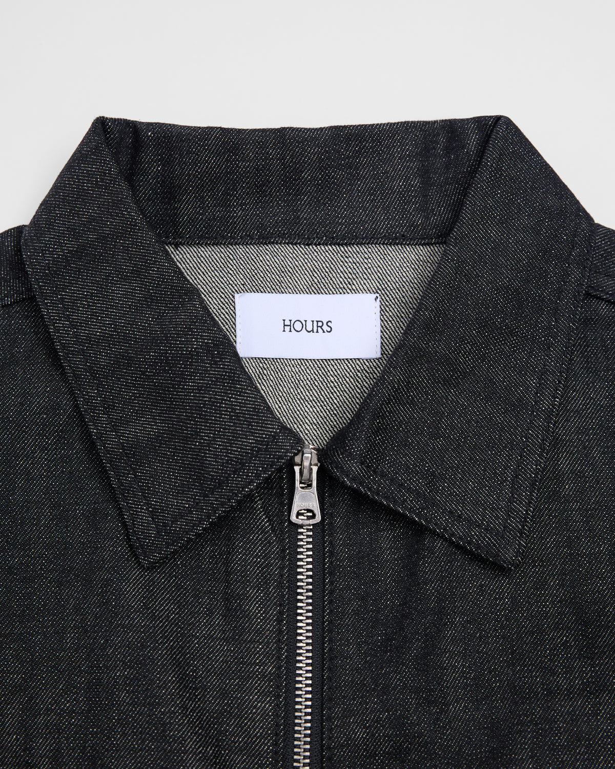Raw Denim Jacket - Black