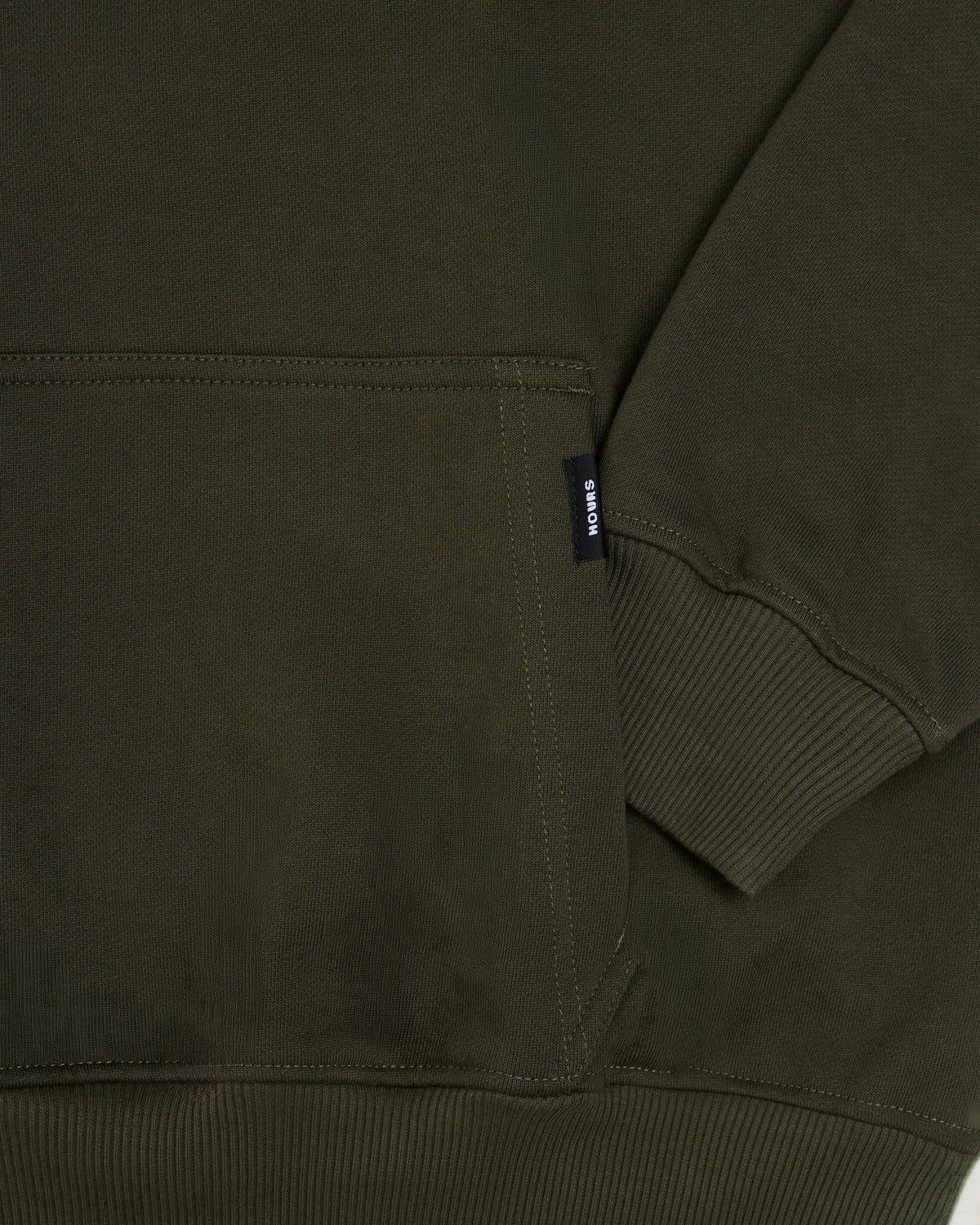 Drop Shoulder Hoodie - Olive
