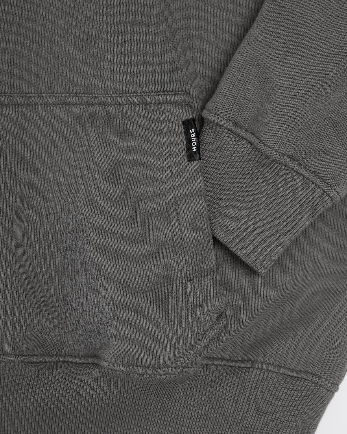 Drop Shoulder Hoodie - Charcoal