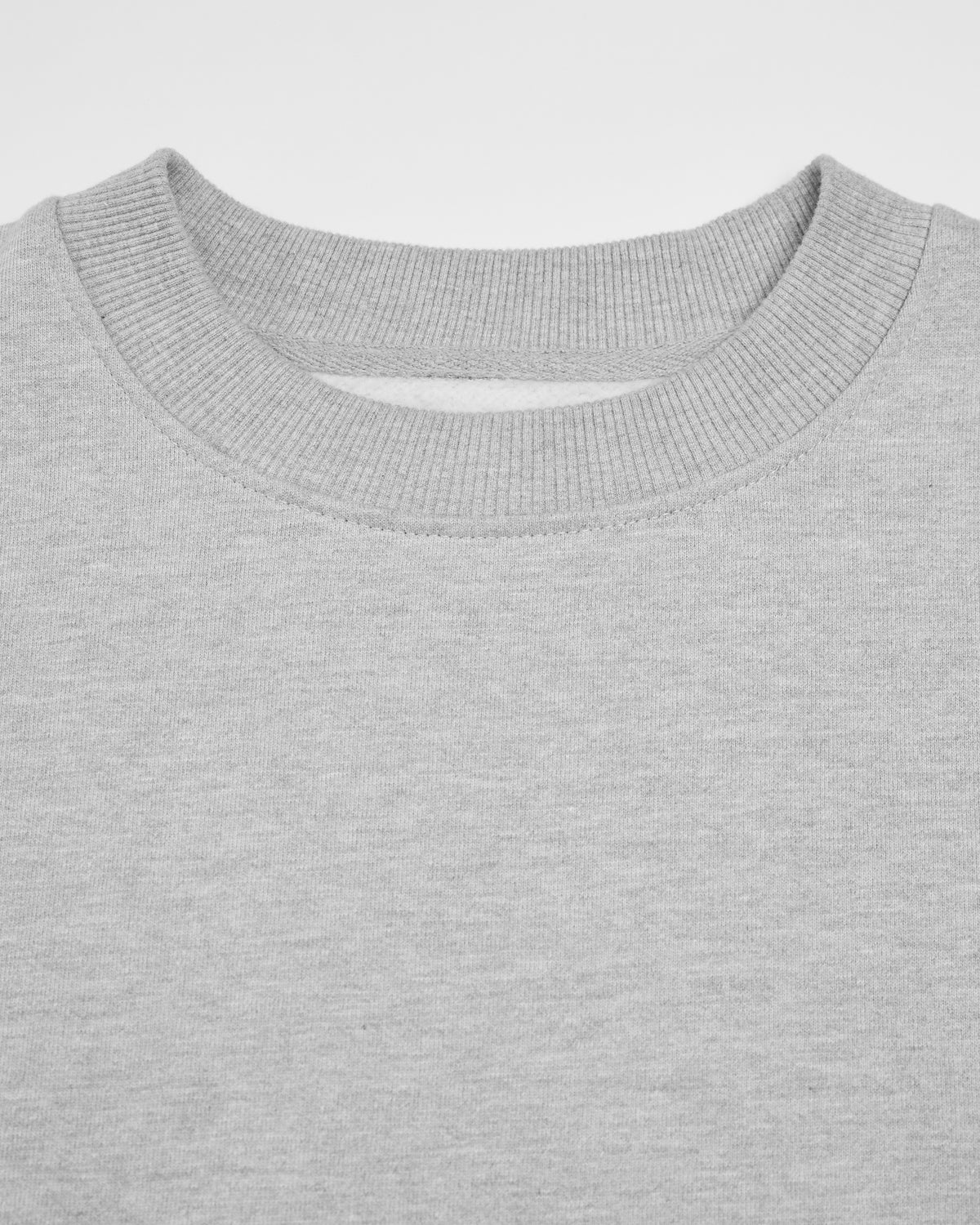 Drop Shoulder Crewneck - Grey