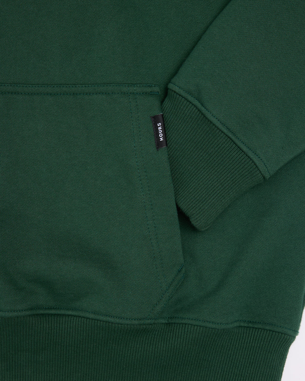 Drop Shoulder Hoodie - Forest Green