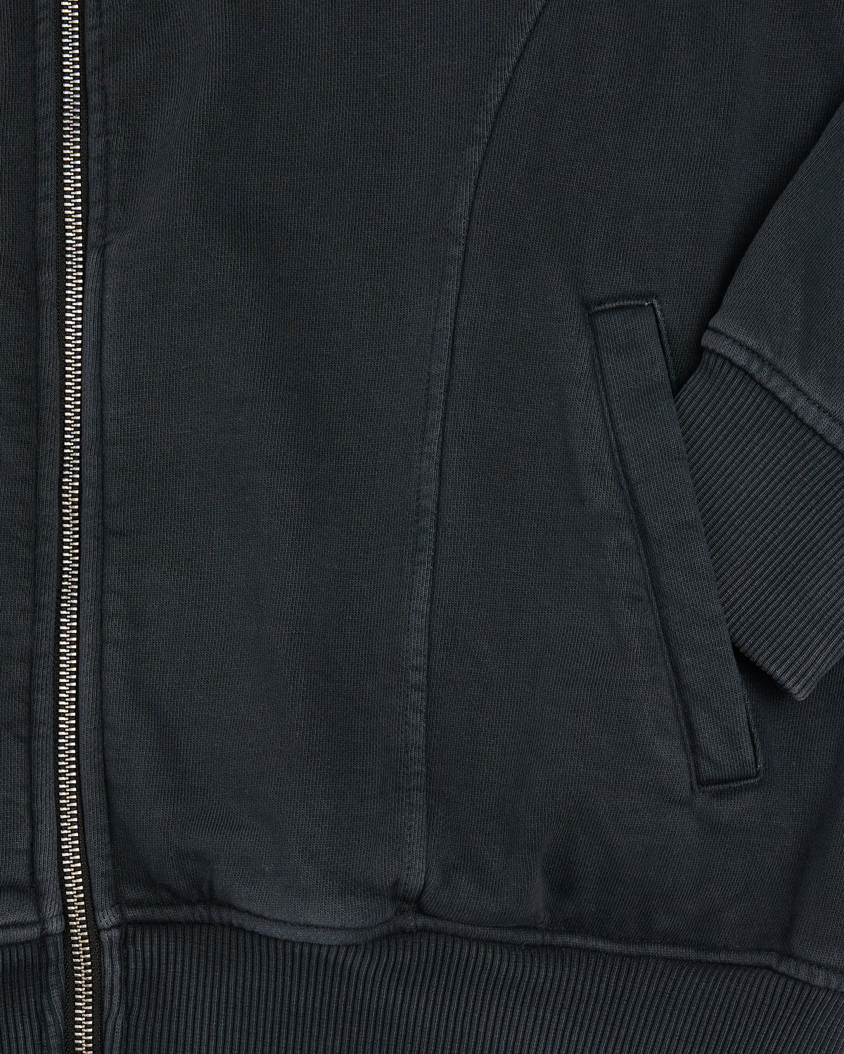 Signature Zip Hoodie - Vintage Black