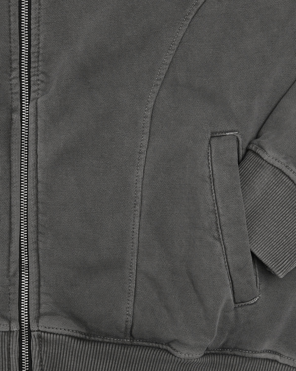 Signature Zip Hoodie - Vintage Grey
