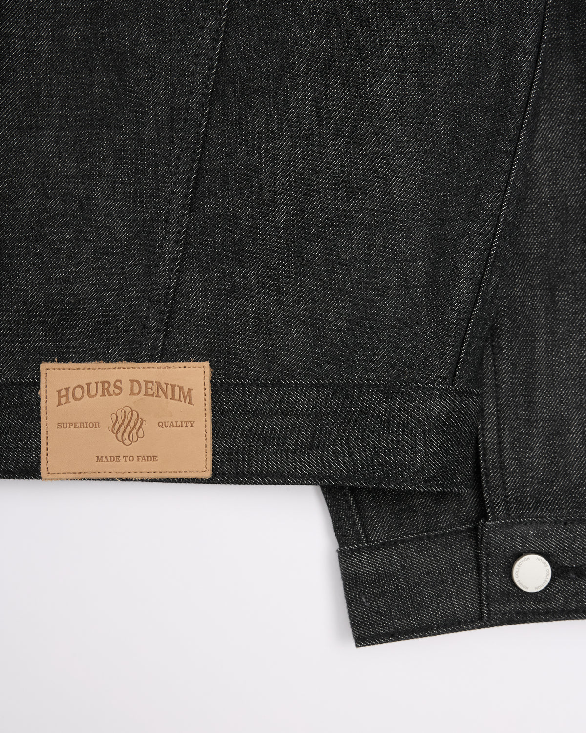 Raw Denim Jacket - Black