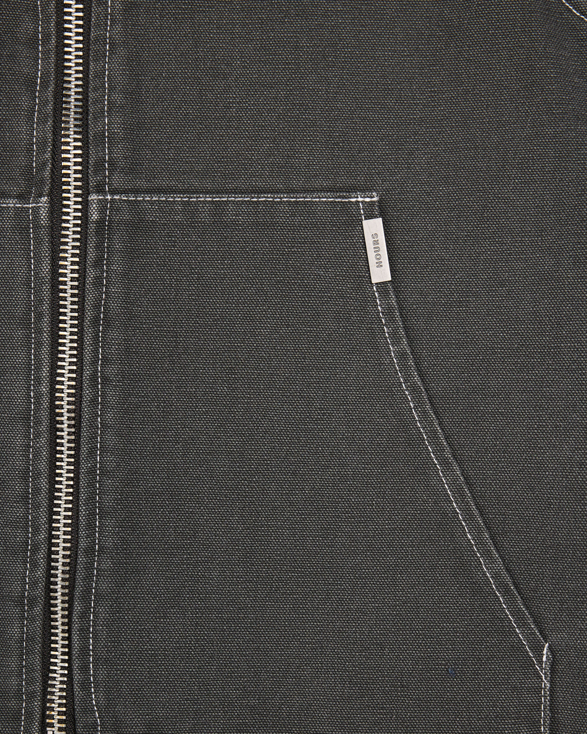 Reversible Workwear Vest - Washed Grey