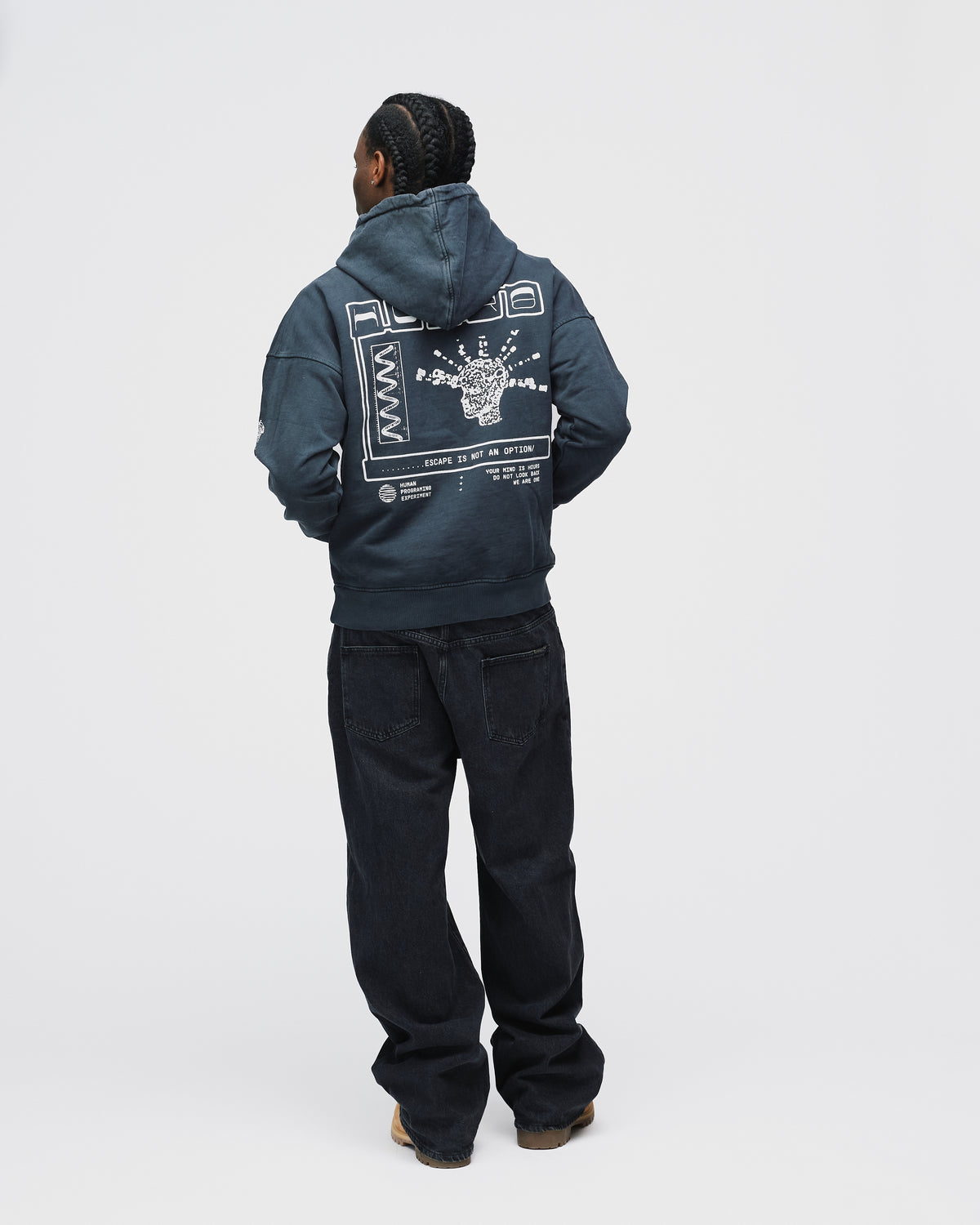 Mind Programming Hoodie - Vintage Black