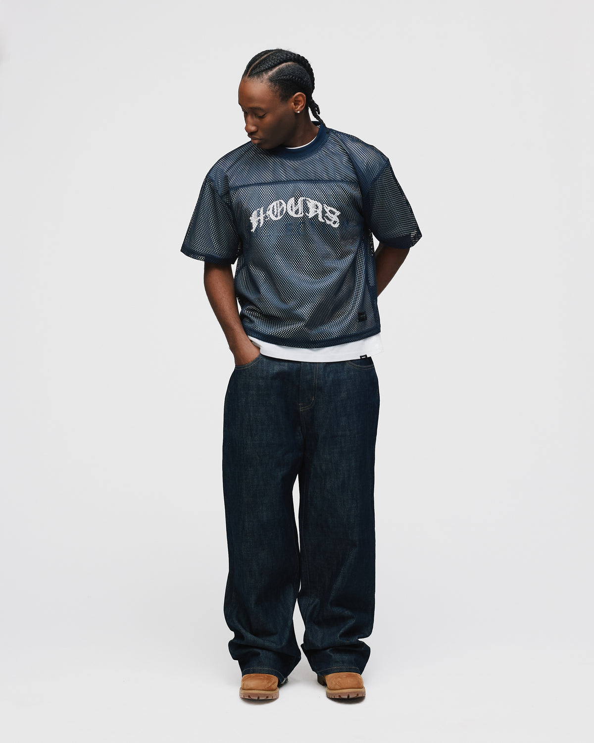 Mesh Jersey - Navy