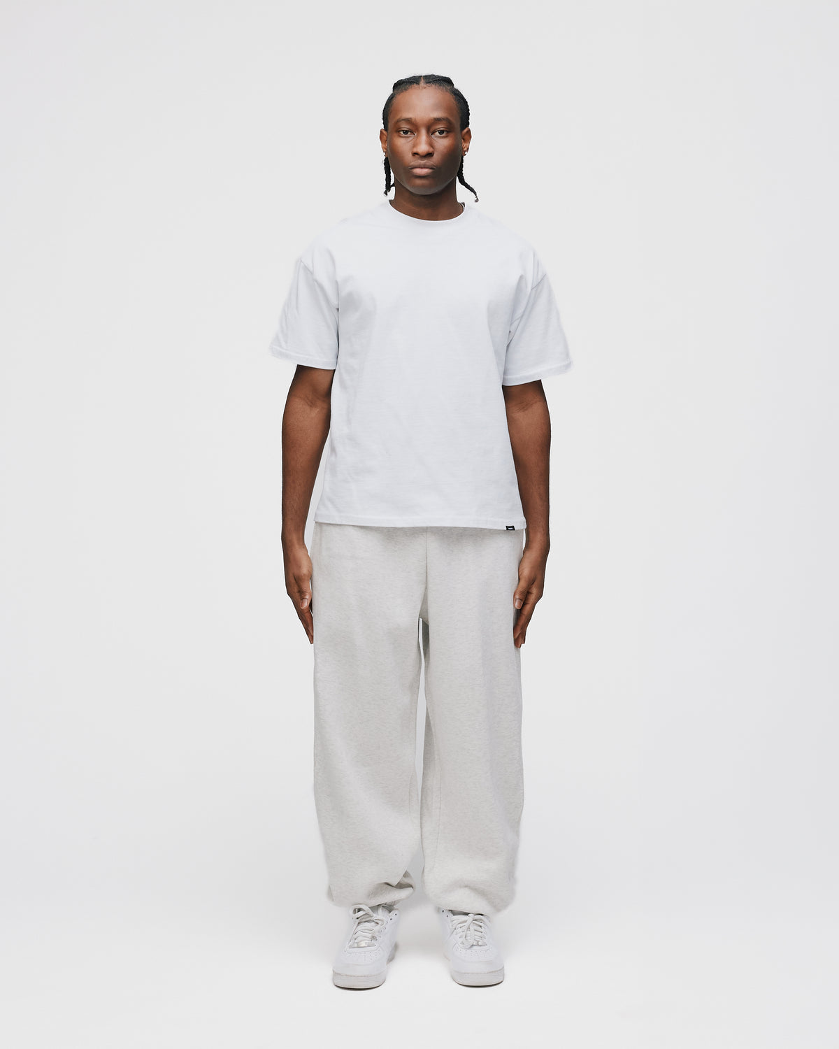 Drop Shoulder T-Shirt - White