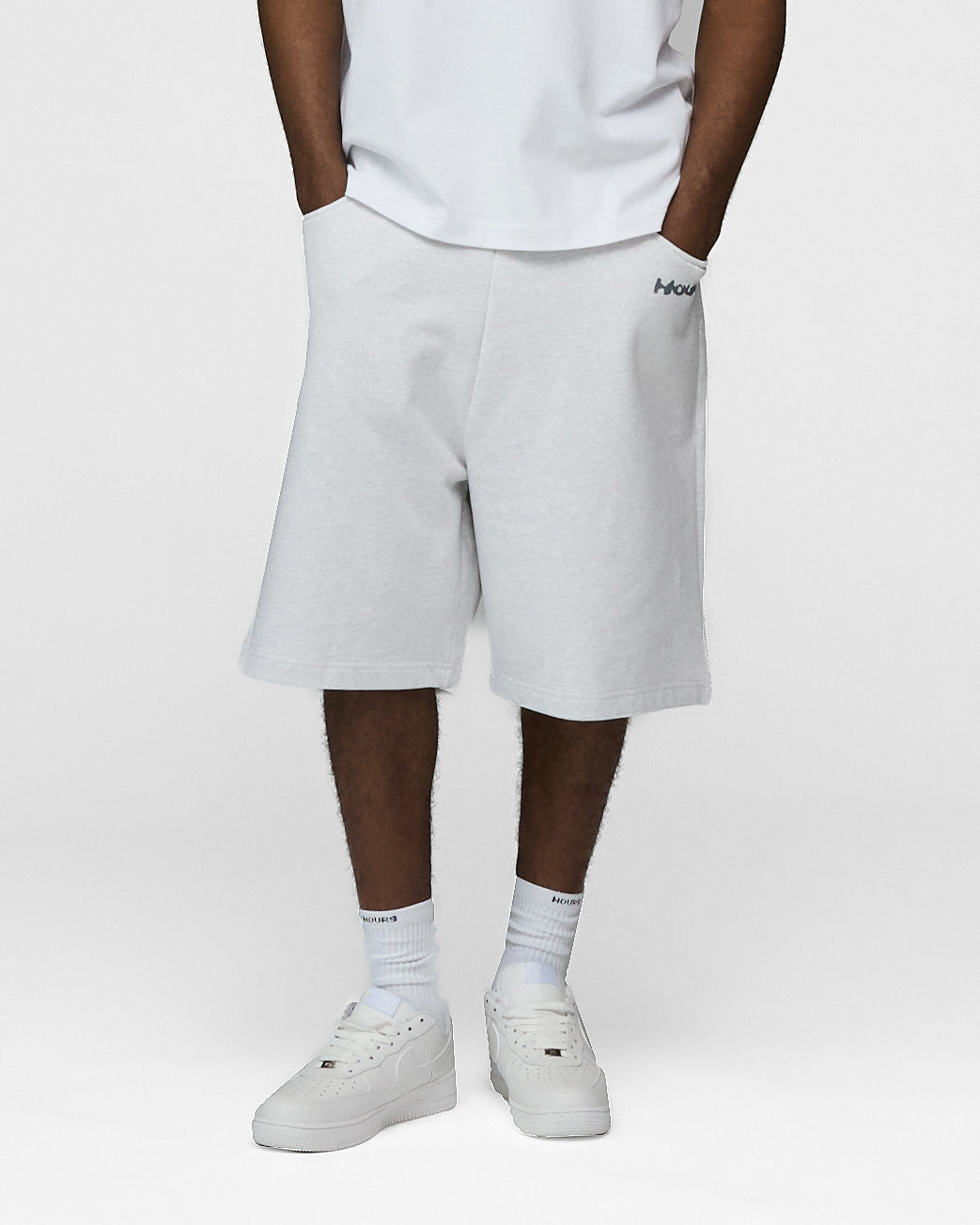 Infinity Sun Baggy Sweatshorts - Ash