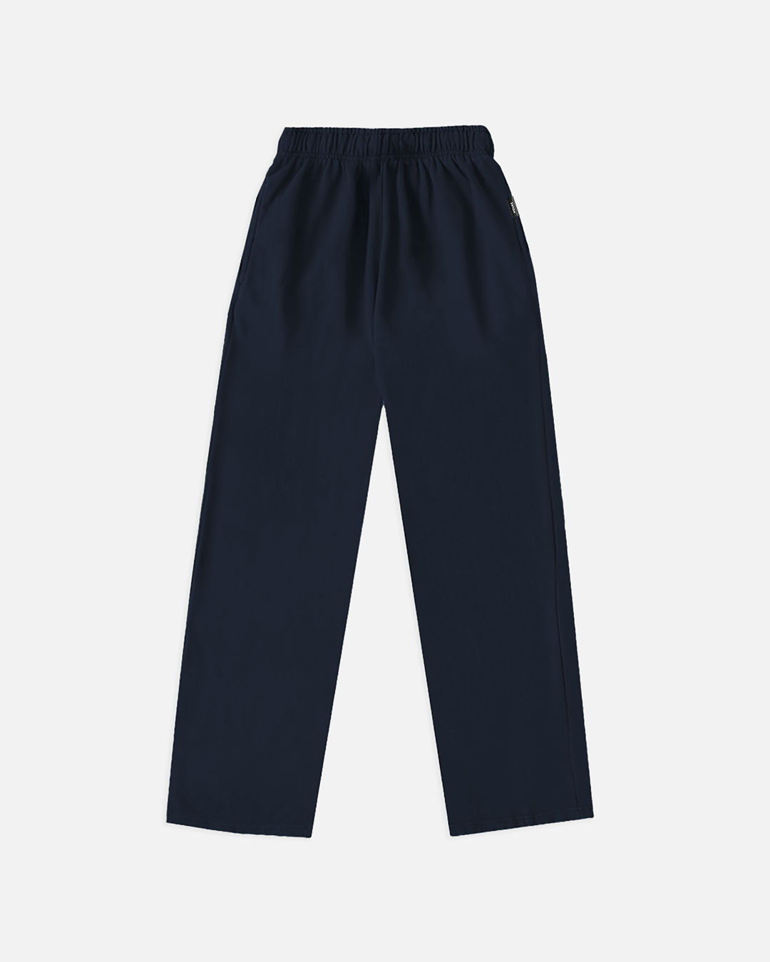 Open Bottom Sweatpants - Navy