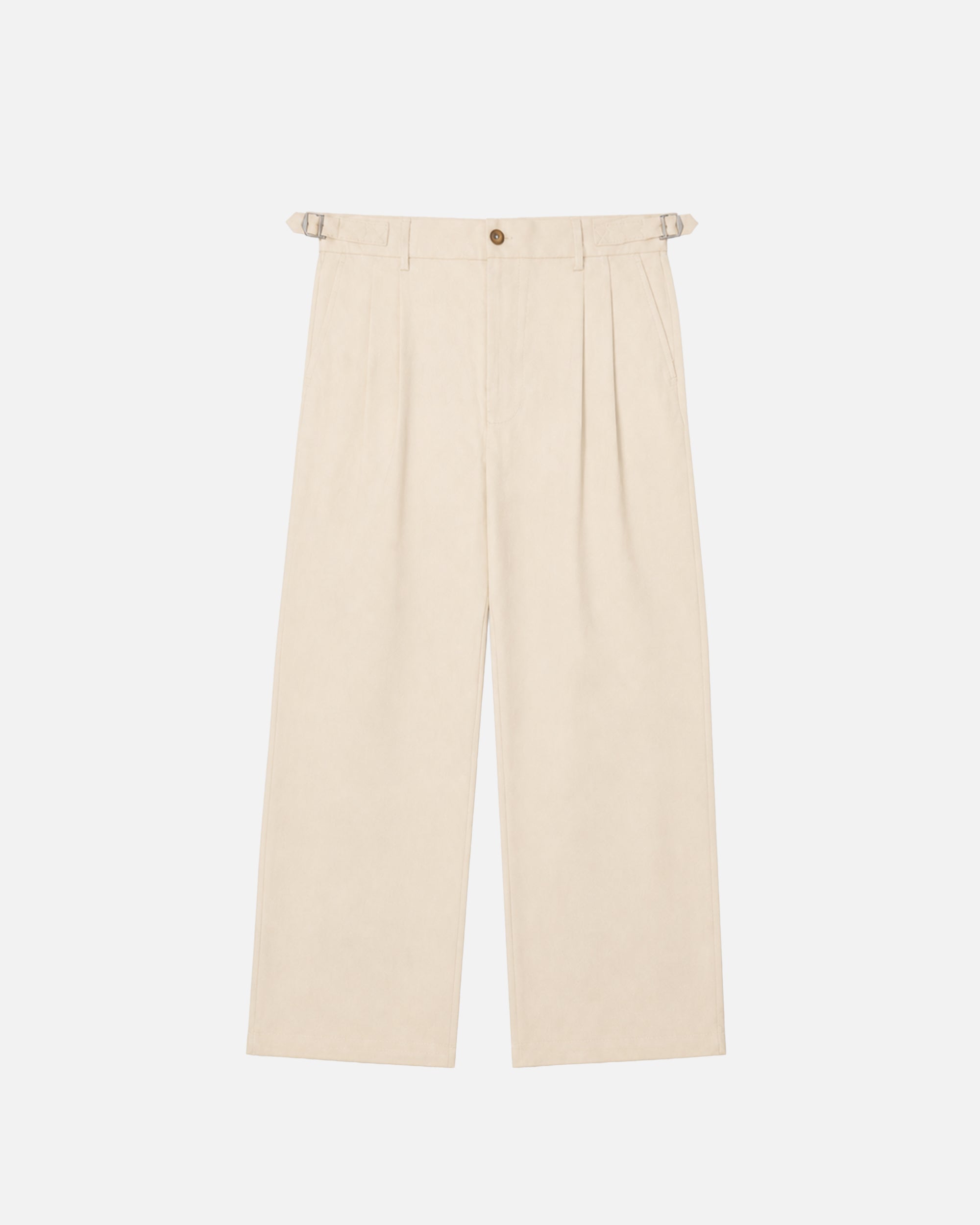 Pleated Pants - Beige