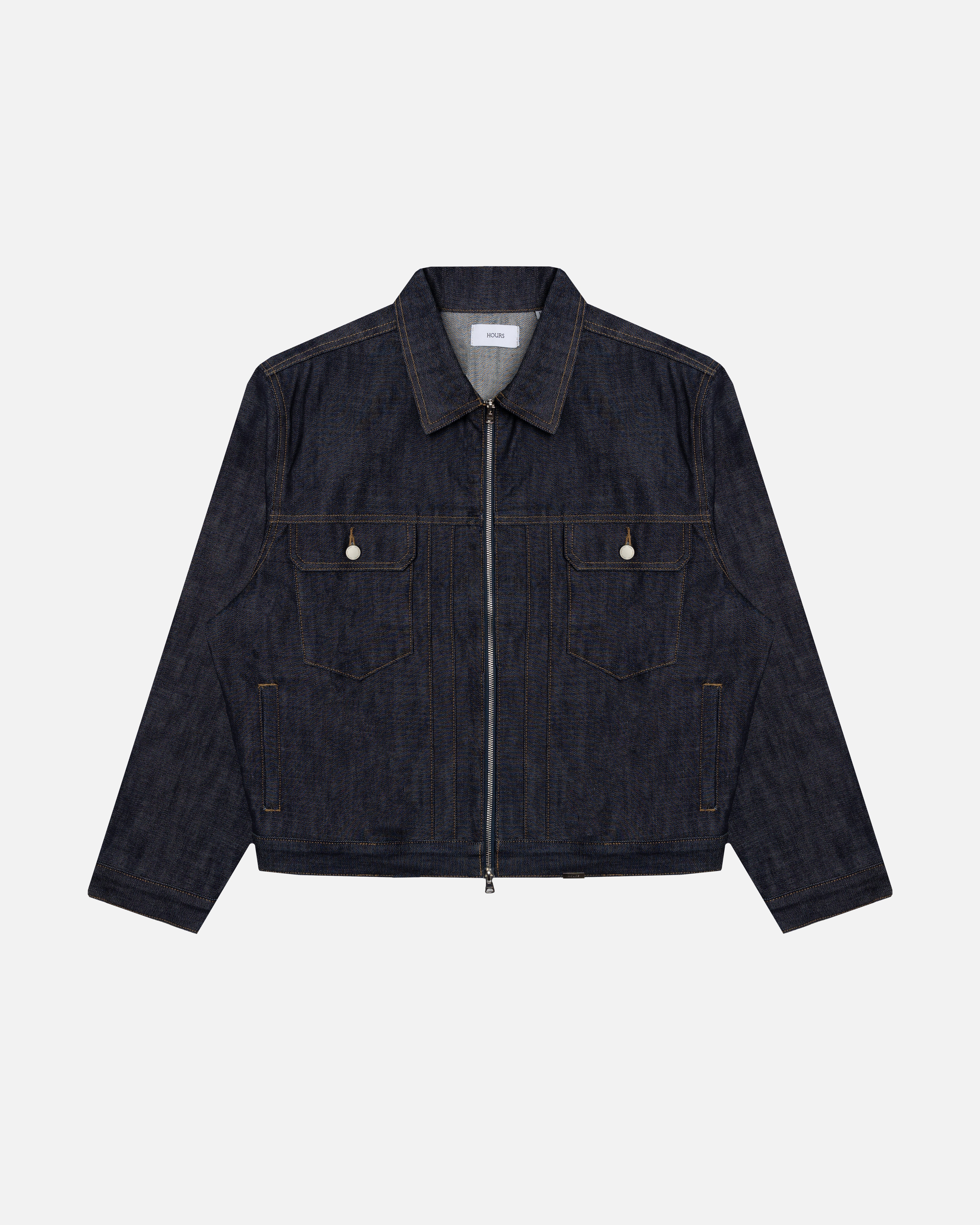 Raw Denim Jacket - Indigo – Hours