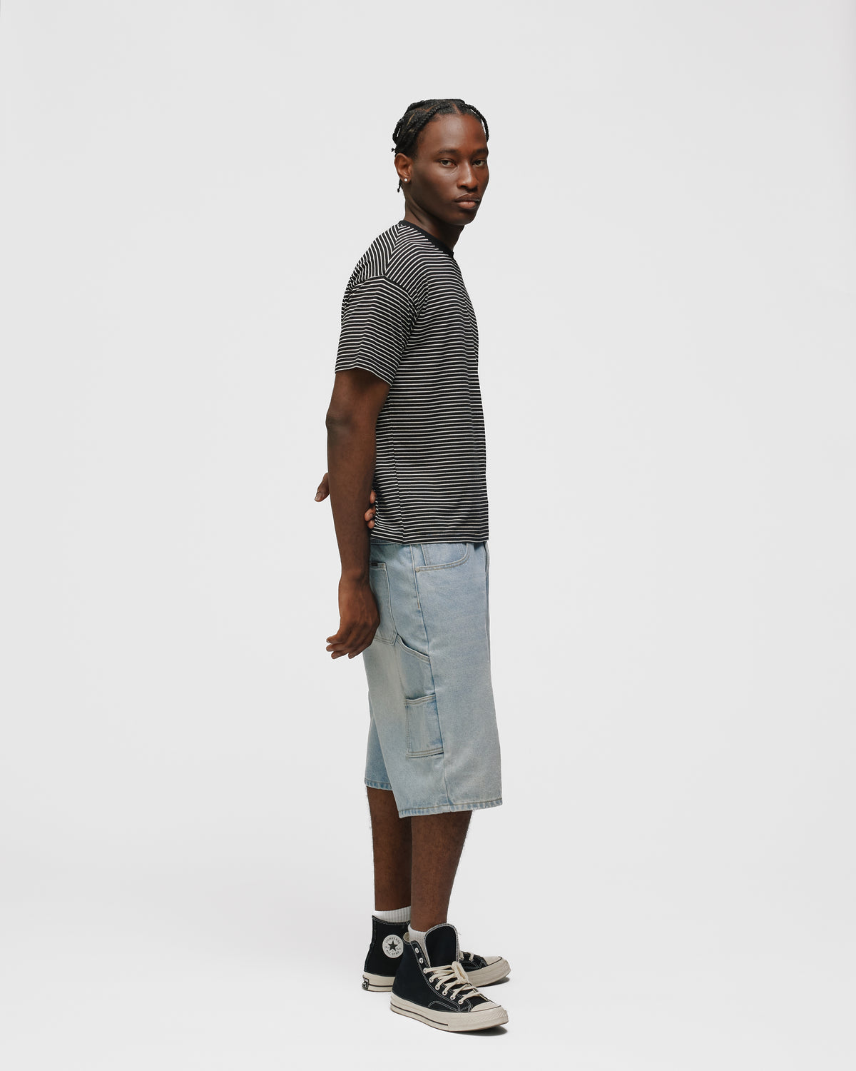 Striped T-Shirt - Black